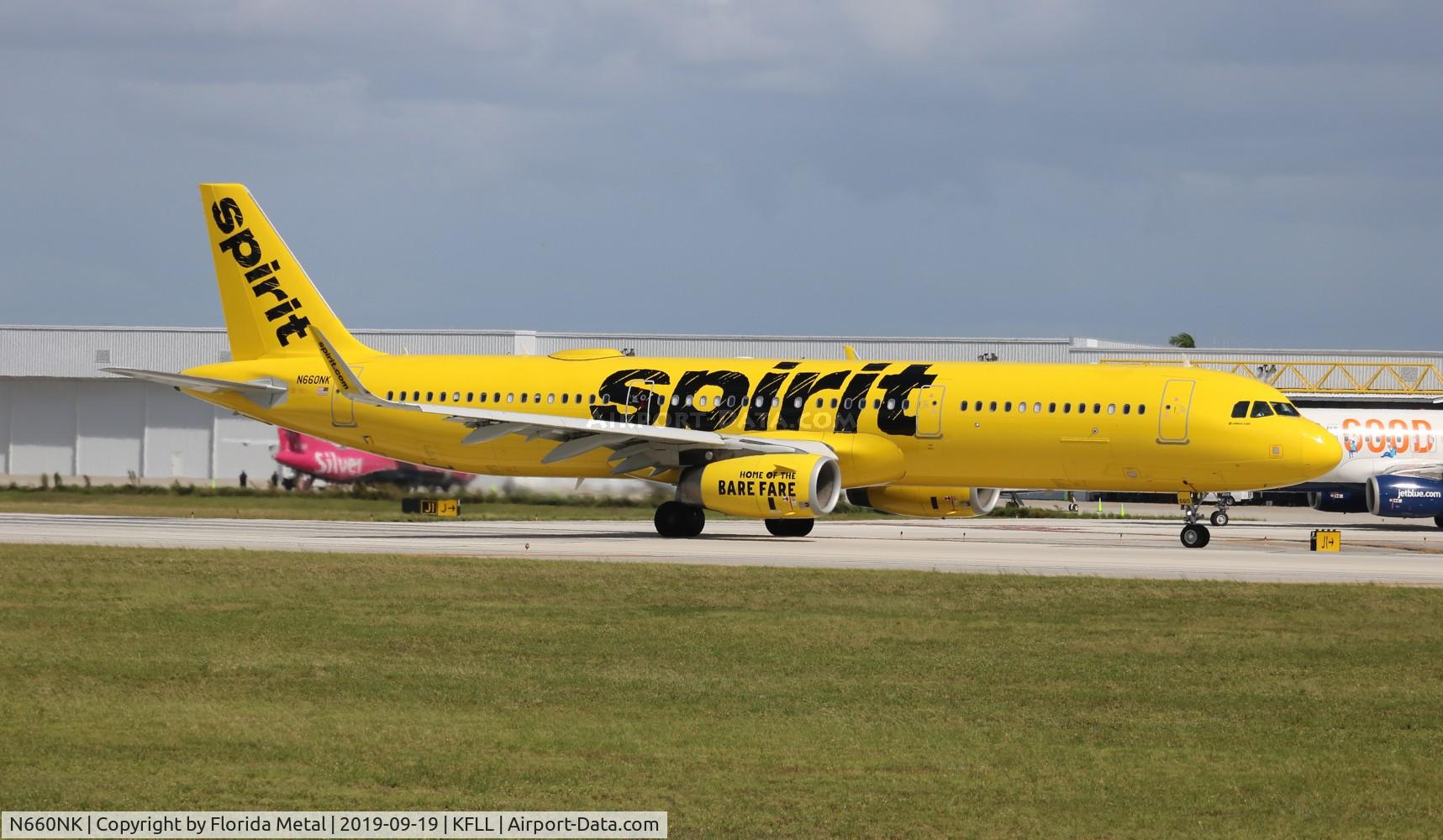 N660NK, 2015 Airbus A321-231 C/N 6804, FLL 2019