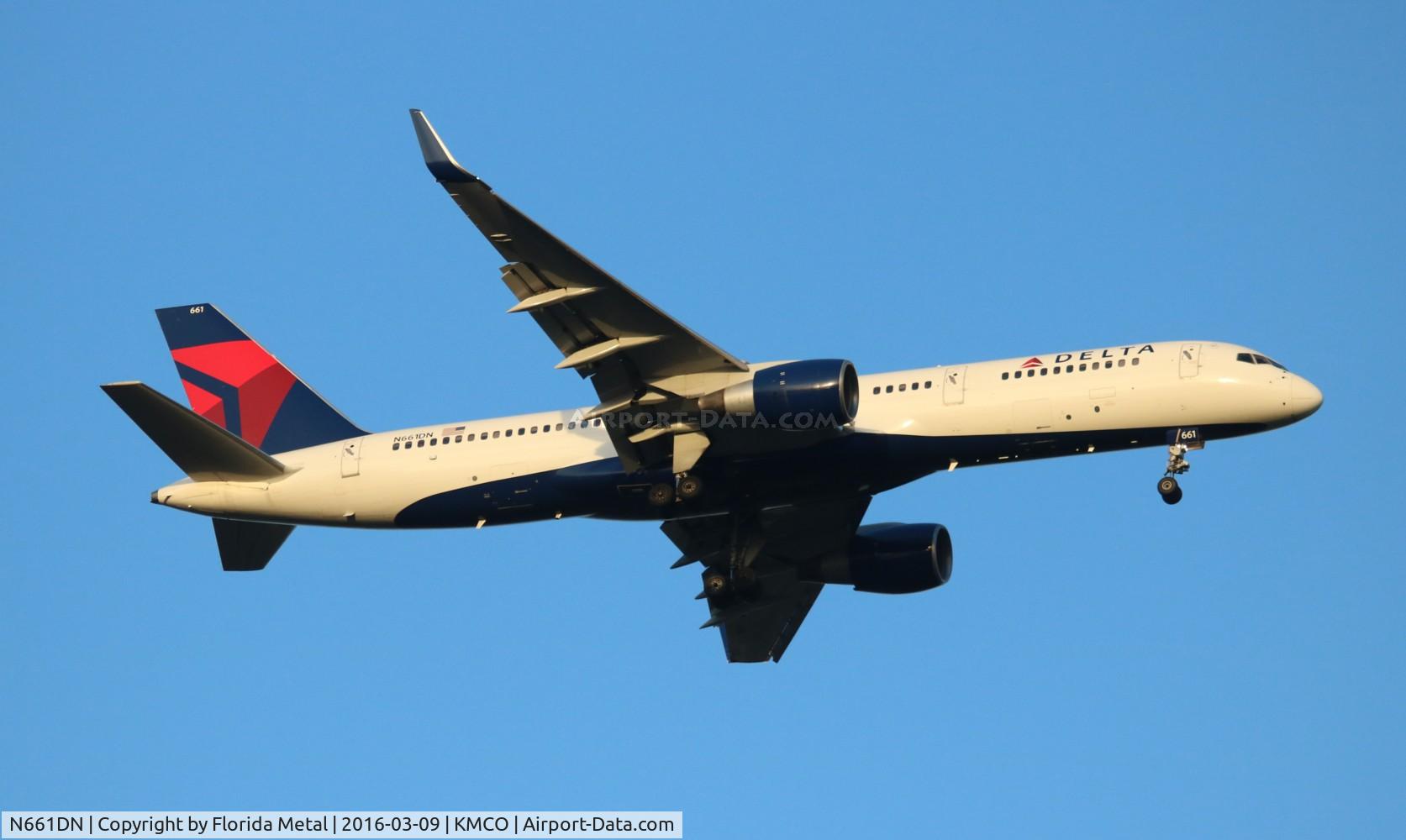 N661DN, 1990 Boeing 757-232 C/N 24972, MCO 2016