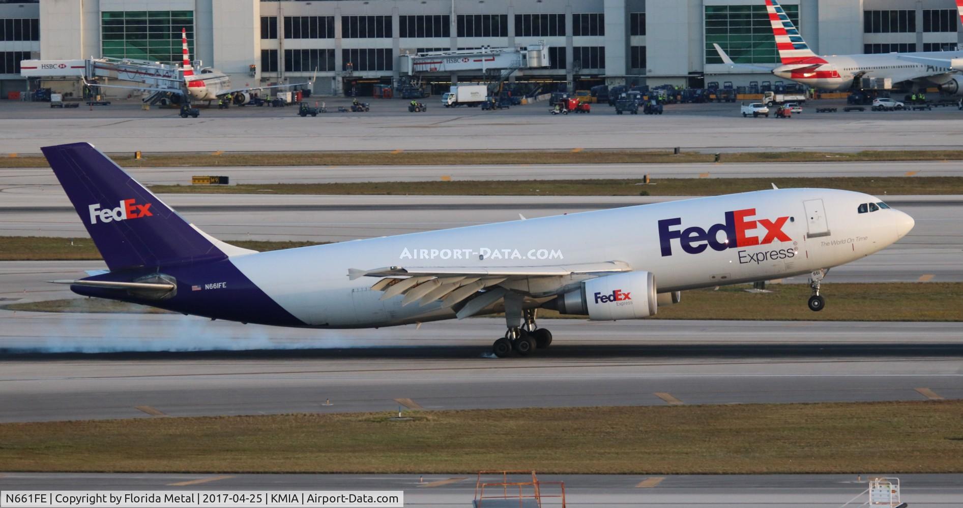 N661FE, 1995 Airbus A300F4-605R C/N 760, MIA 2017