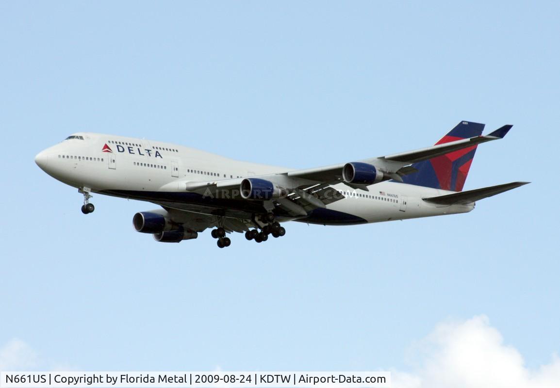 N661US, 1989 Boeing 747-451 C/N 23719, DTW 2009