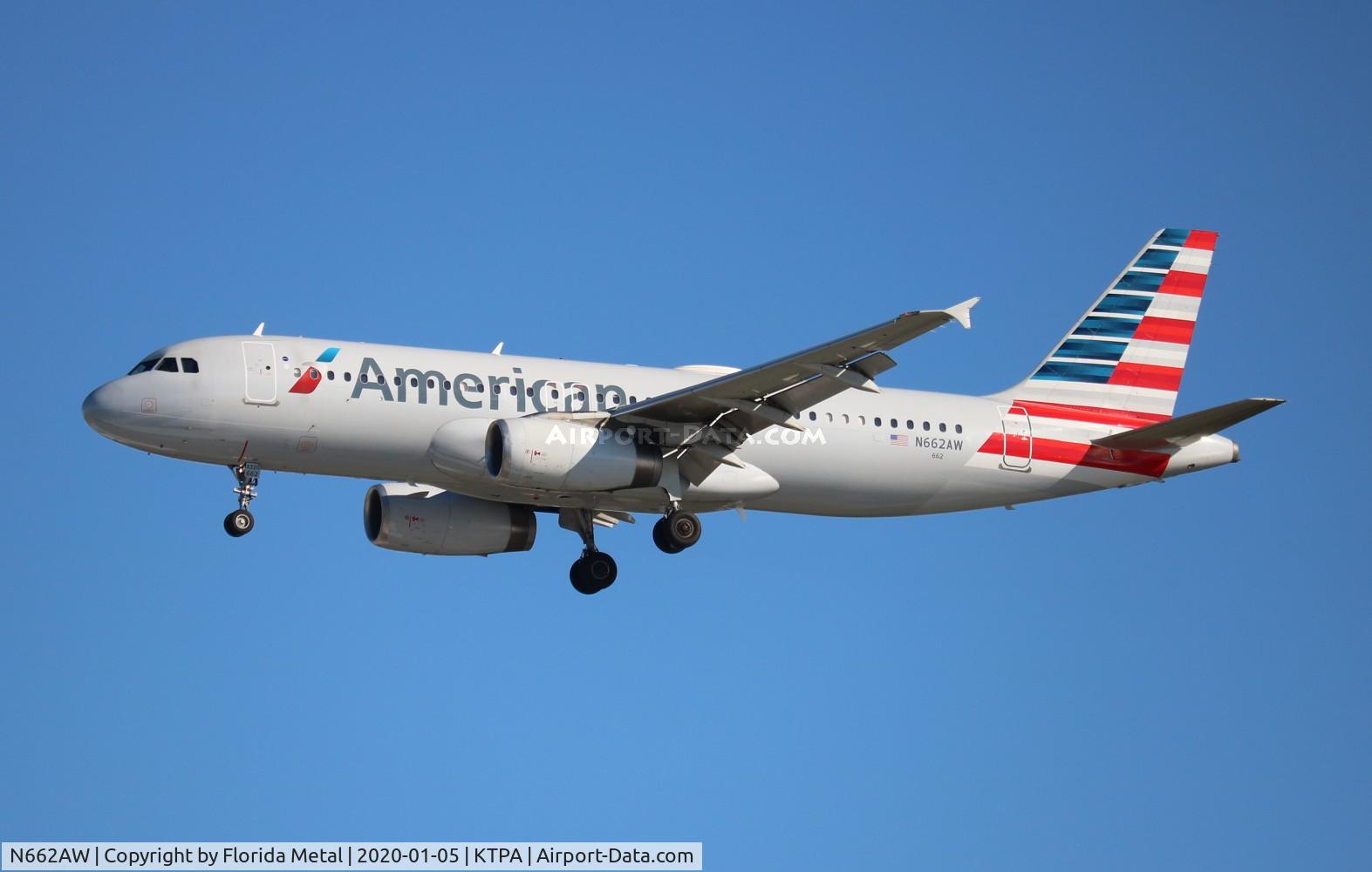 N662AW, 2000 Airbus A320-232 C/N 1274, TPA 2020