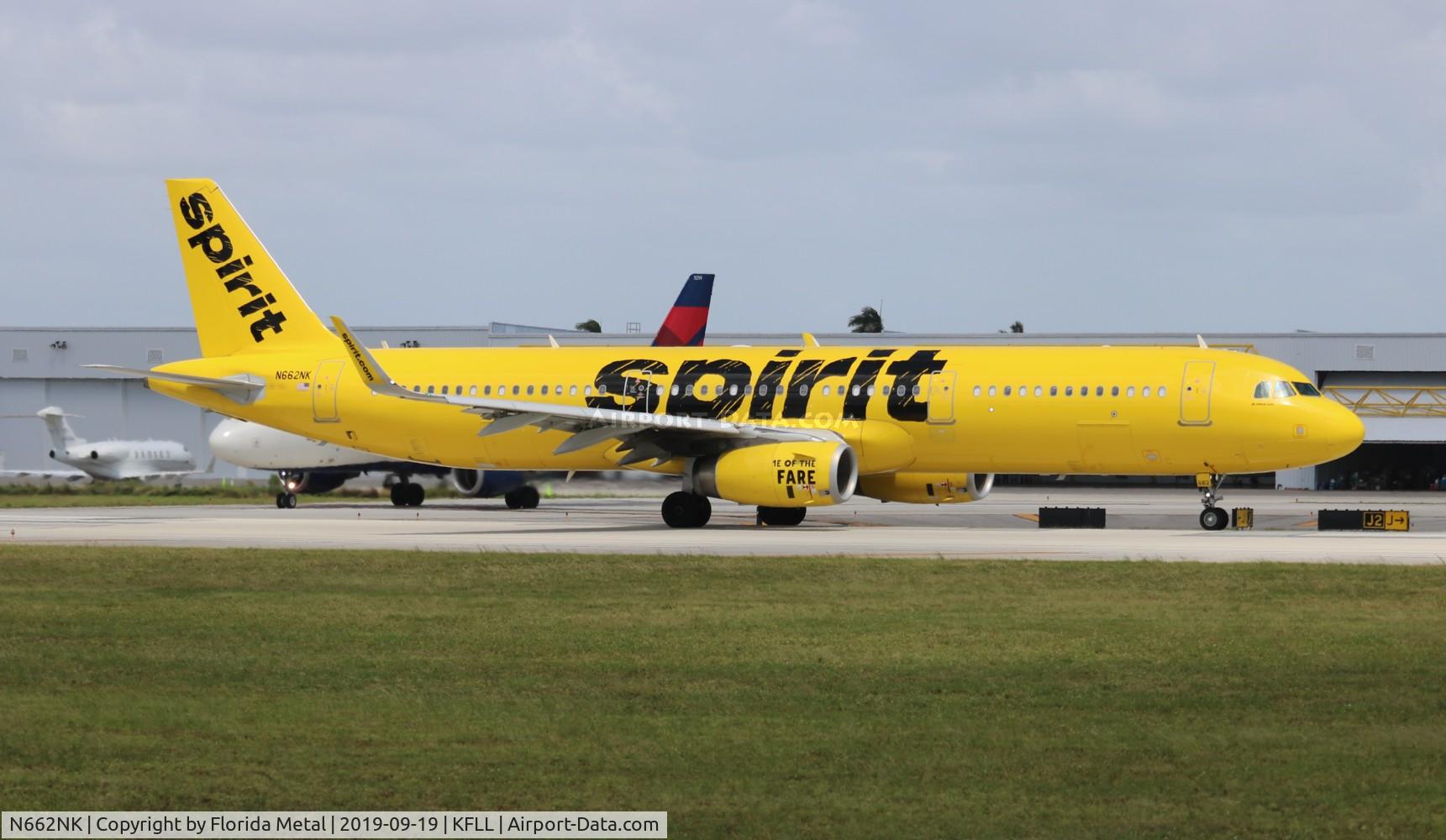 N662NK, 2015 Airbus A321-231 C/N 6897, FLL 2019