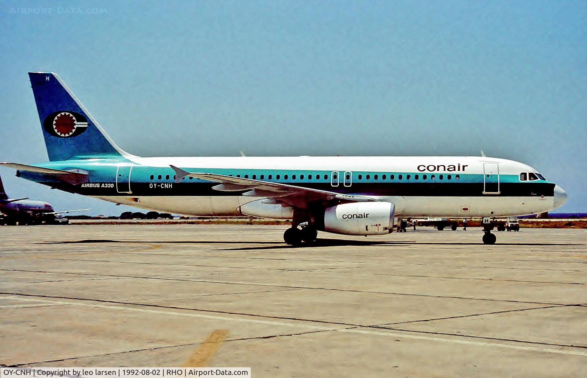 OY-CNH, 1991 Airbus A320-231 C/N 179, Rhodos 2.8.1992