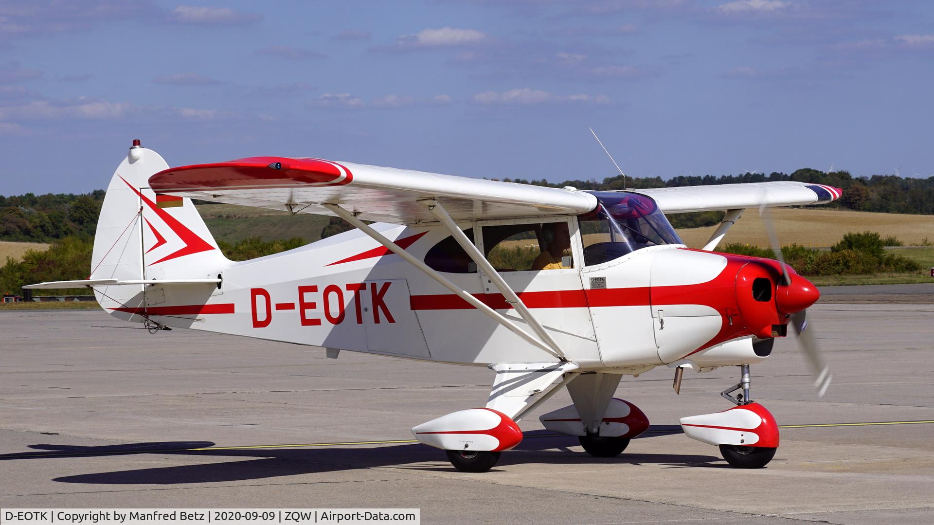 D-EOTK, 1955 Piper PA-22-150 Tri-Pacer C/N 22-2752, Tankstopp