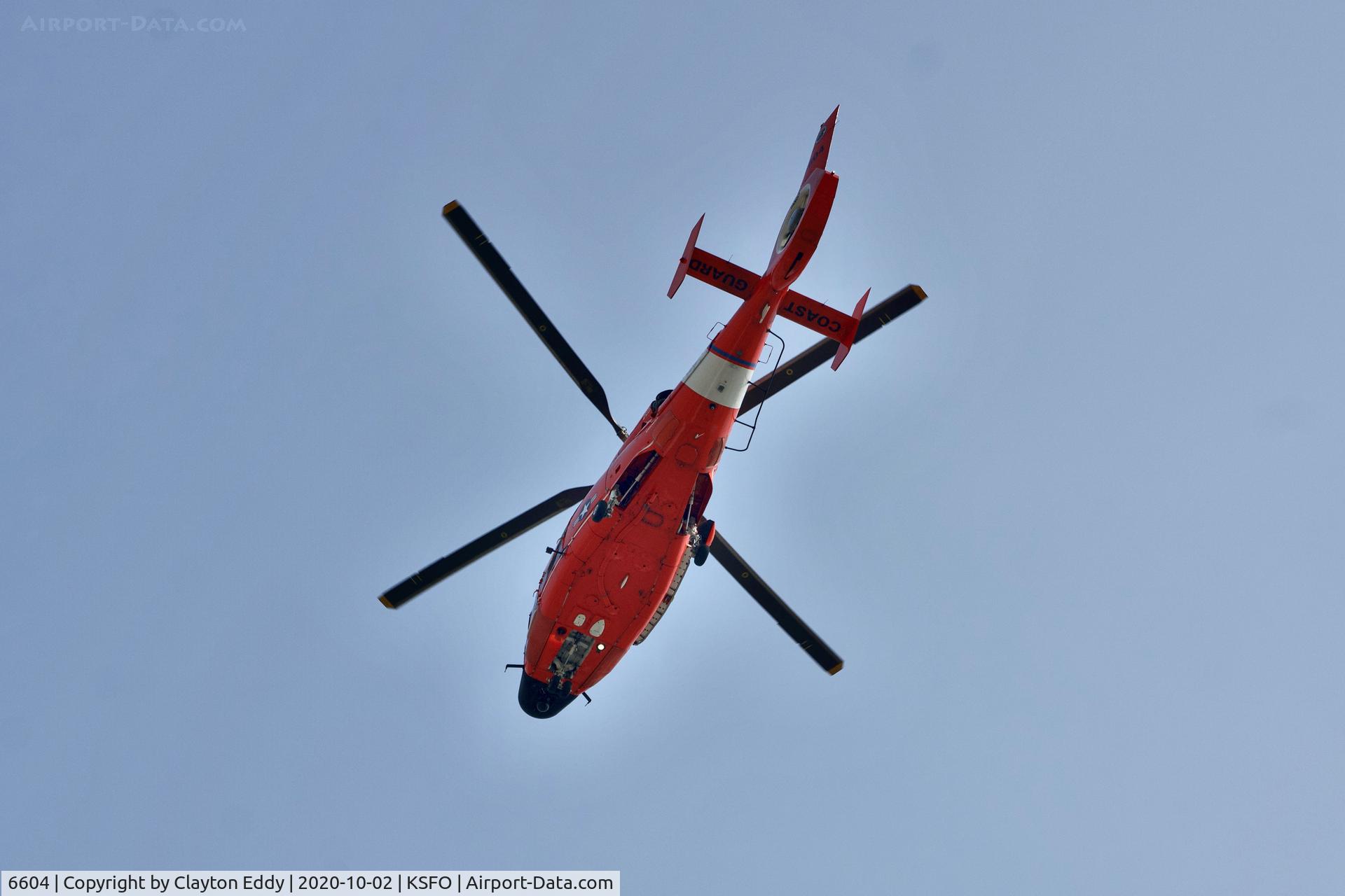 6604, 2007 Aerospatiale MH-65D Dolphin C/N 6794, SFO 2020.
