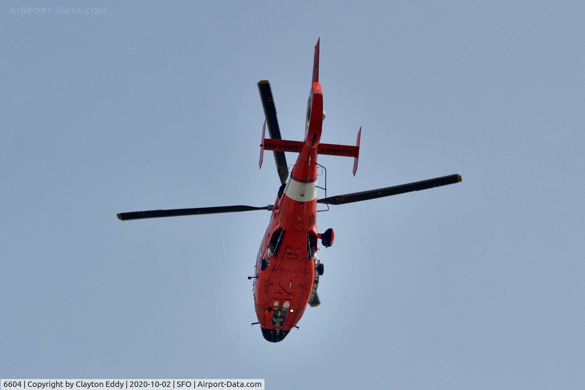 6604, 2007 Aerospatiale MH-65D Dolphin C/N 6794, SFO 2020.