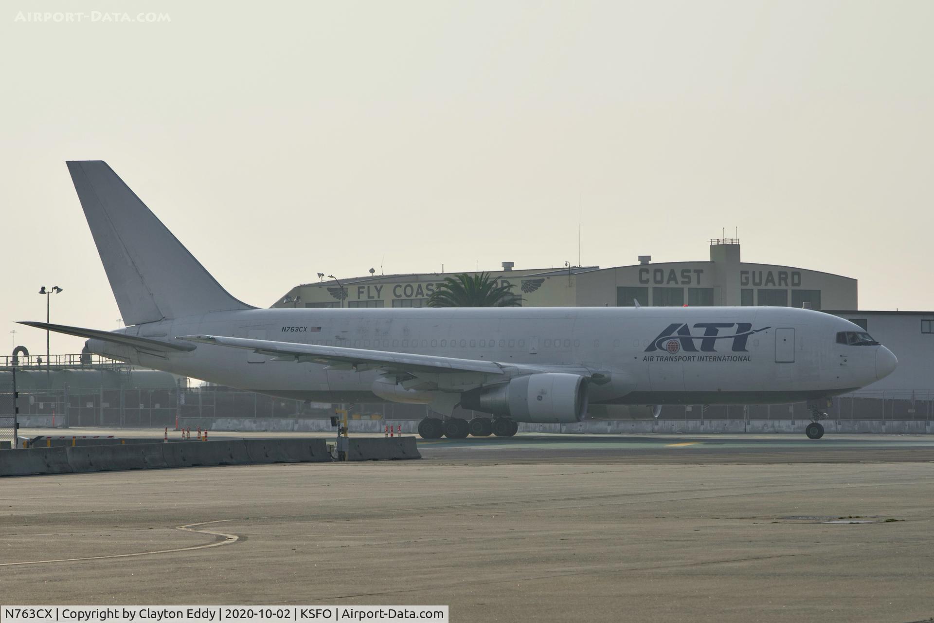 N763CX, 1983 Boeing 767-232 C/N 22223, SFO 2020.