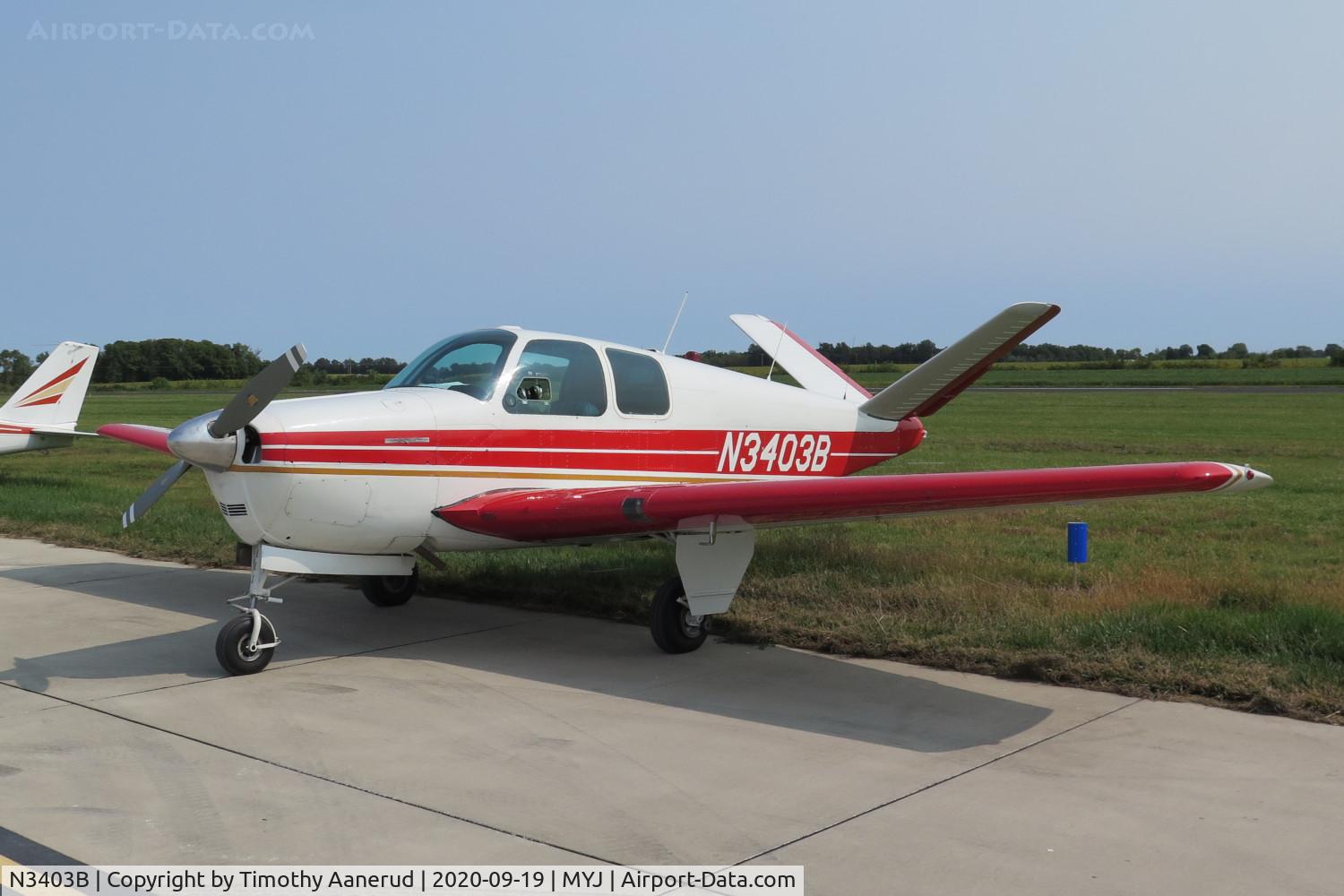 N3403B, 1953 Beech D35 C/N D-3641, 1953 Beech D35, c/n: D-3641