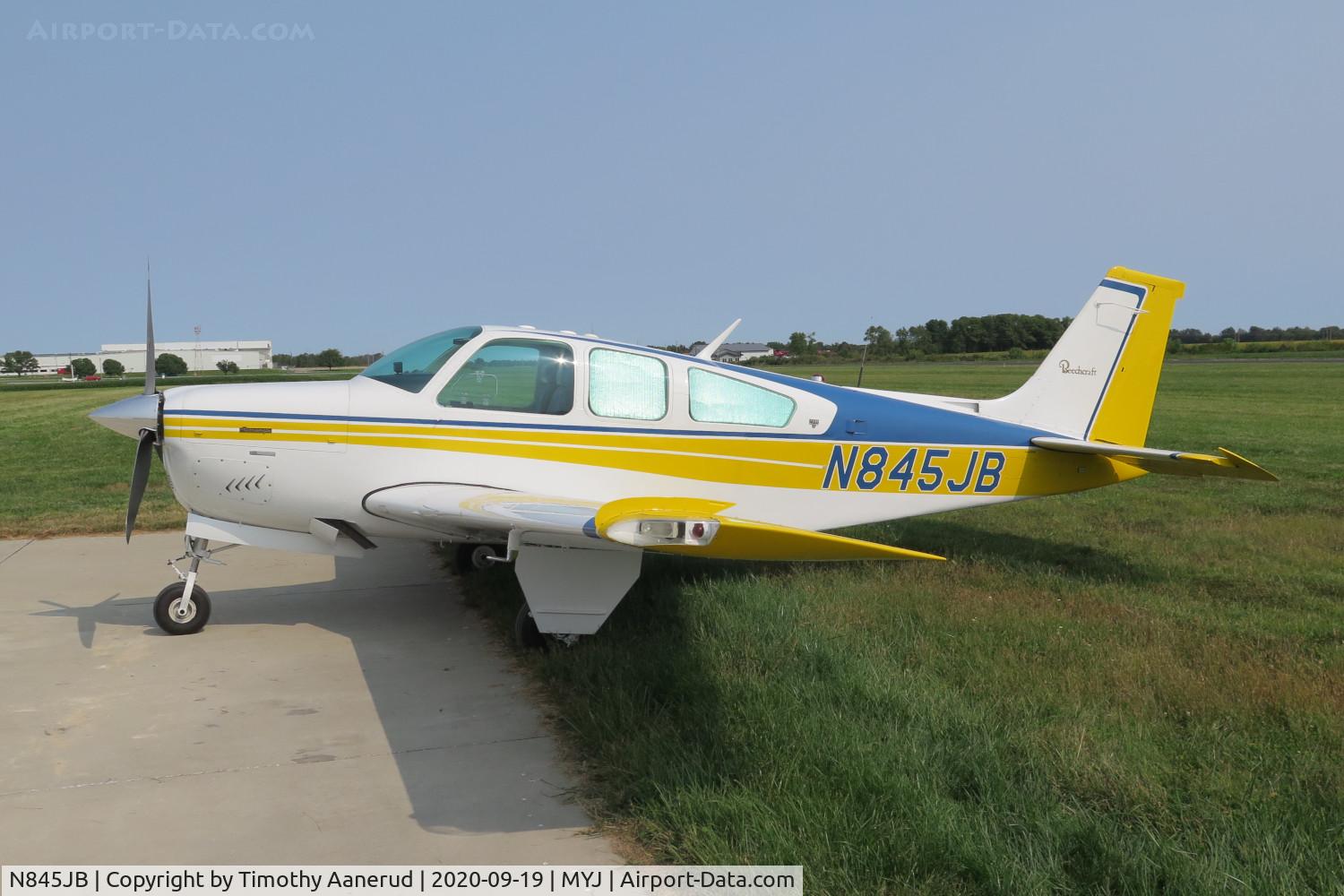N845JB, Beech F33A Bonanza C/N CE-719, Beech F33A, c/n: CE-719