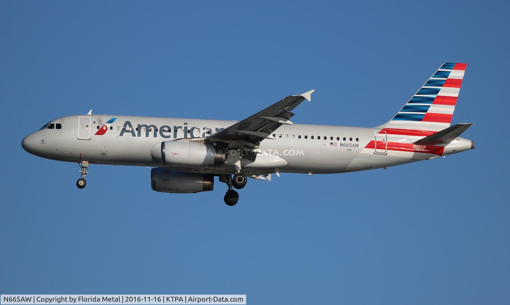 N665AW, 2001 Airbus A320-232 C/N 1644, TPA 2016