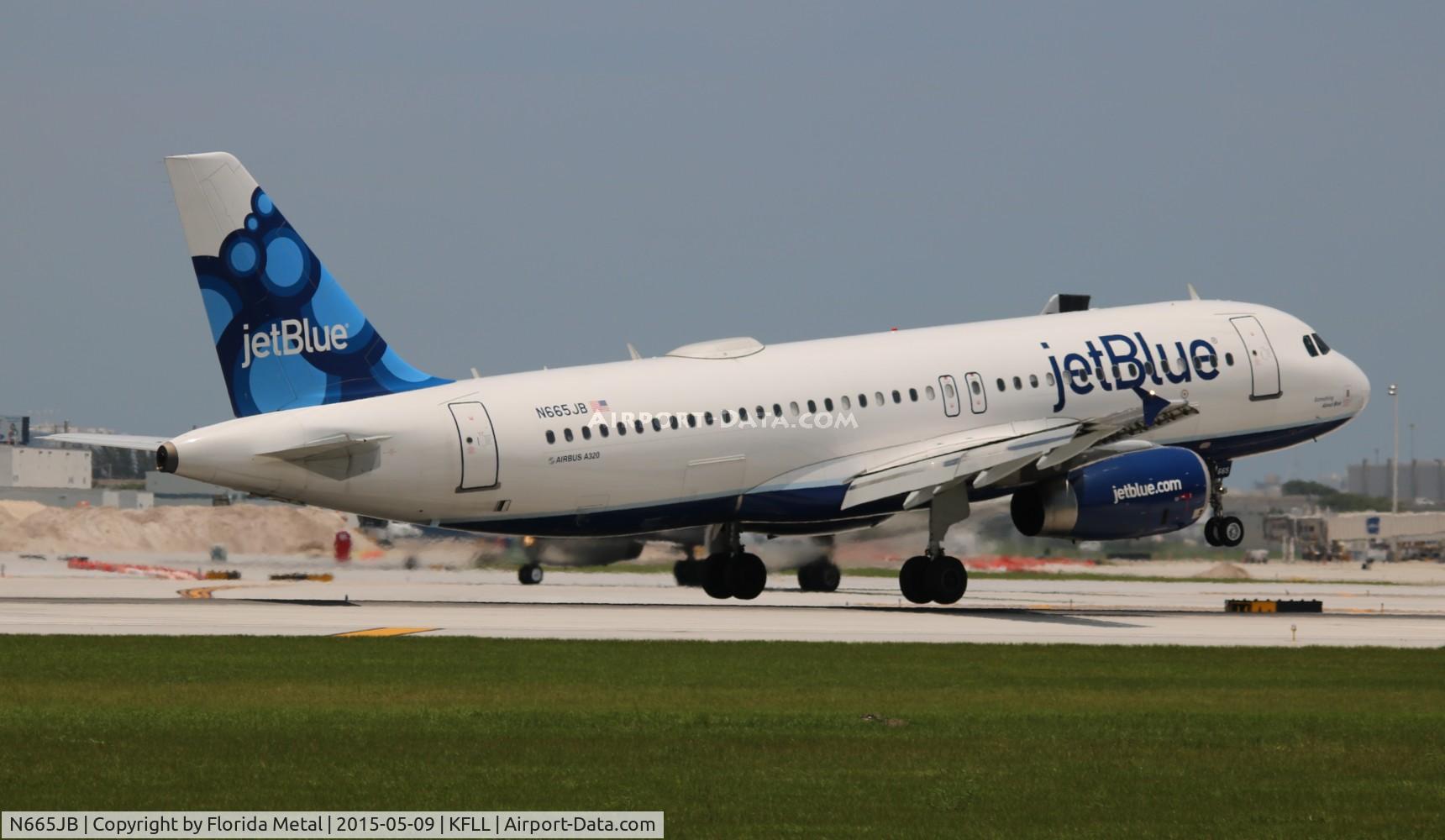 N665JB, 2007 Airbus A320-232 C/N 3348, FLL 2015