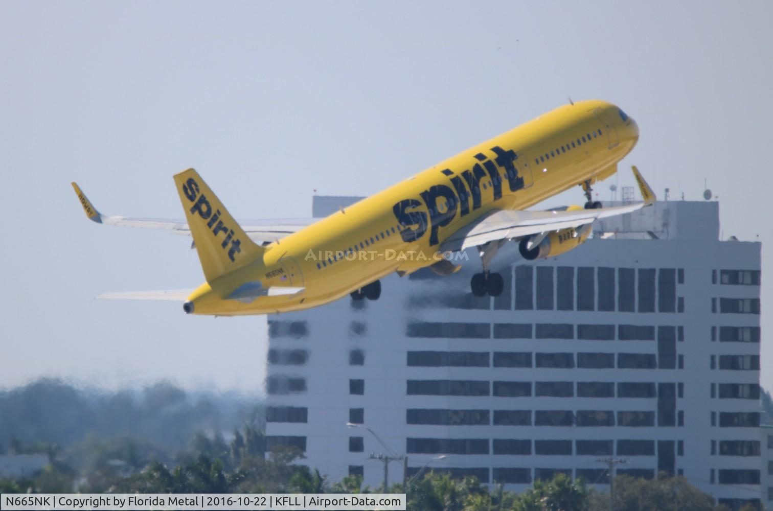 N665NK, 2016 Airbus A321-231 C/N 7045, FLL 2016