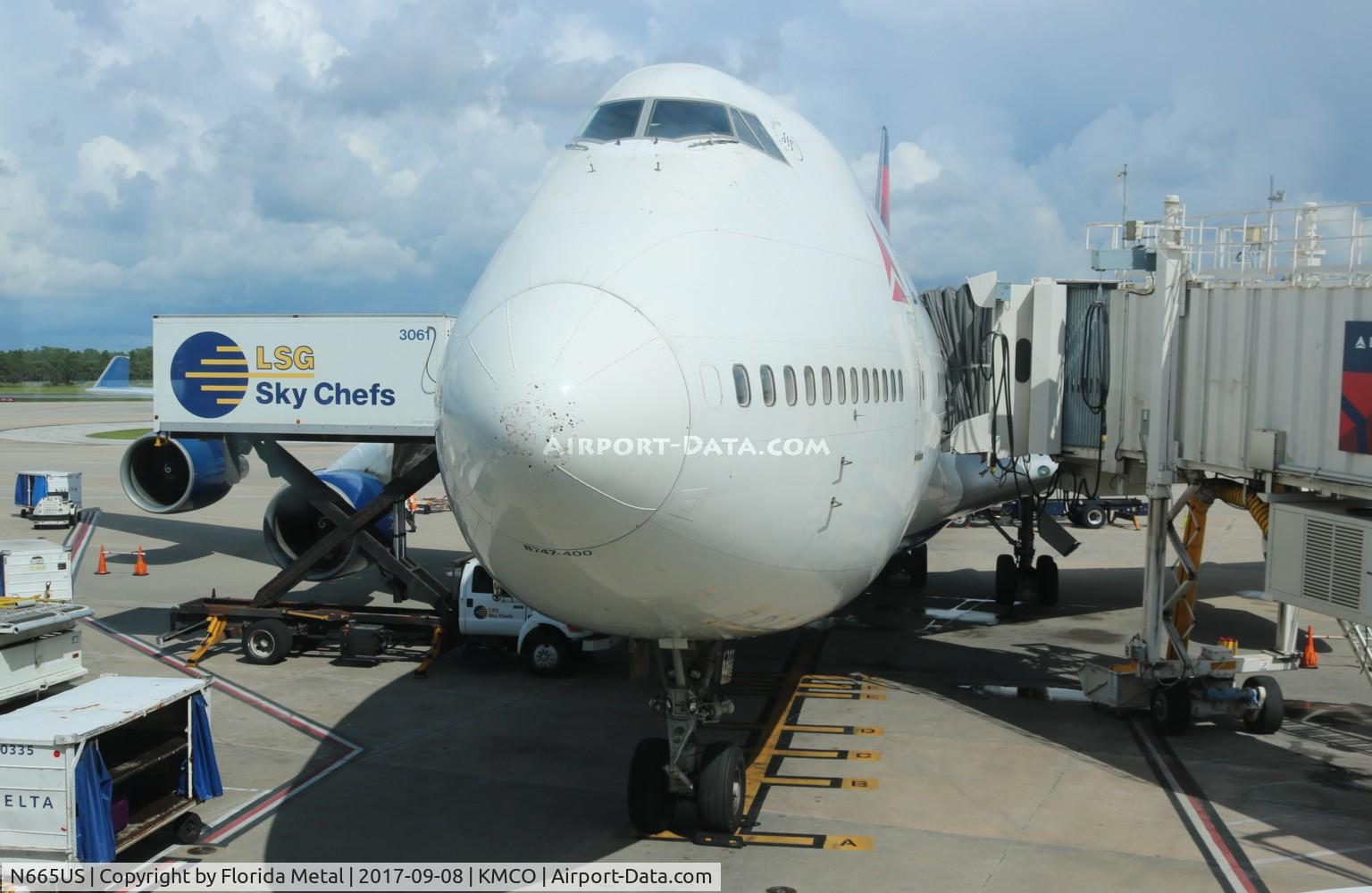 N665US, 1989 Boeing 747-451 C/N 23820, MCO 2017