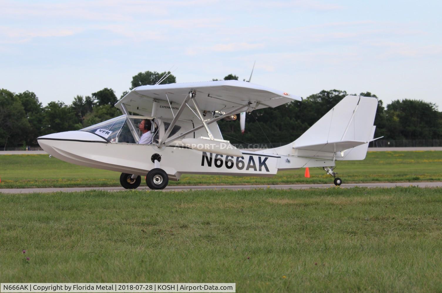 N666AK, 2011 Progressive Aerodyne SeaRey LSX C/N 1LK497C, OSH 2018