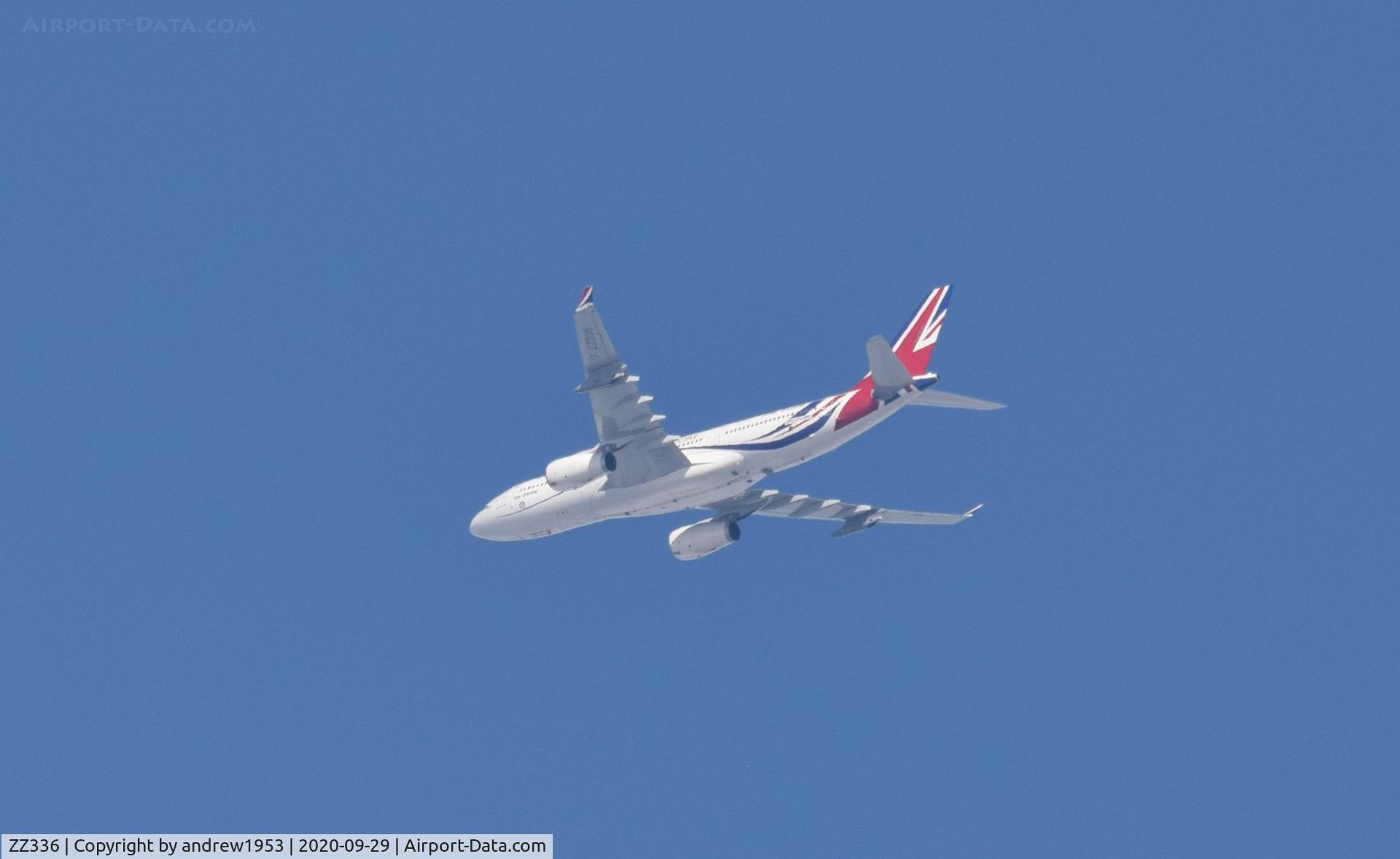 ZZ336, 2012 Airbus KC3 Voyager (A330-243MRTT) C/N 1363, ZZ336 over Gloucester.