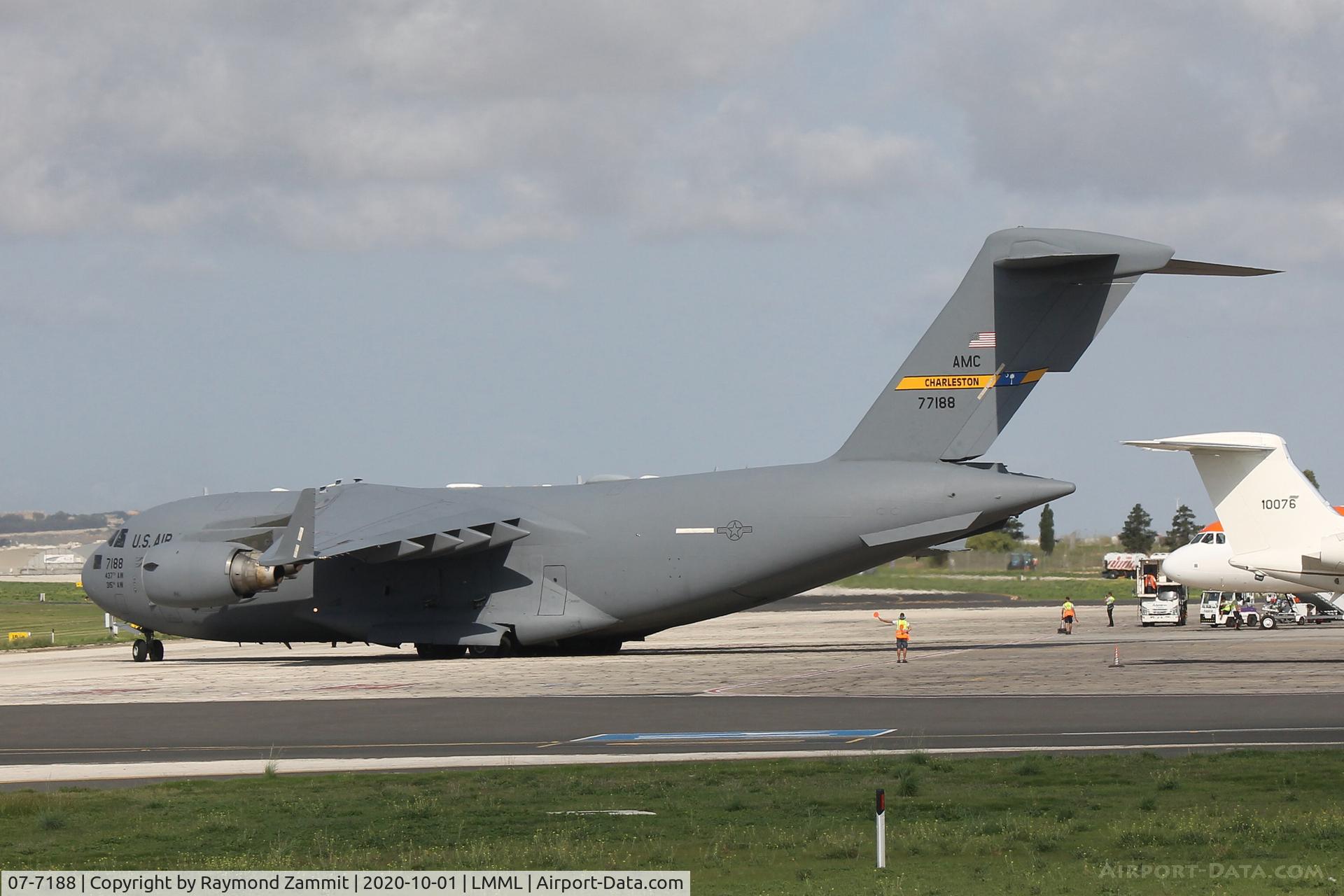 07-7188, 2007 Boeing C-17A Globemaster III C/N P-188, Boeing C-17A Globemaster 07-7188 United States Air Force