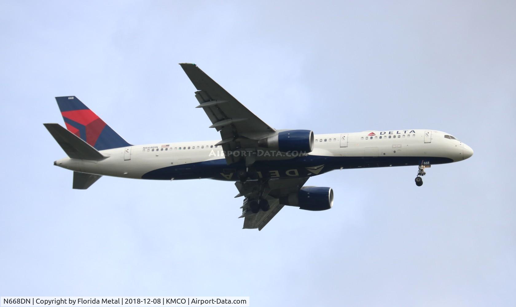 N668DN, 1991 Boeing 757-232 C/N 25141, MCO 2018