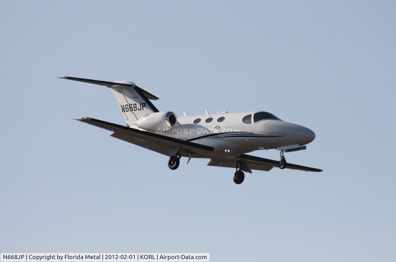 N668JP, 2011 Cessna 510 Citation Mustang C/N 510-0377, ORL 2012