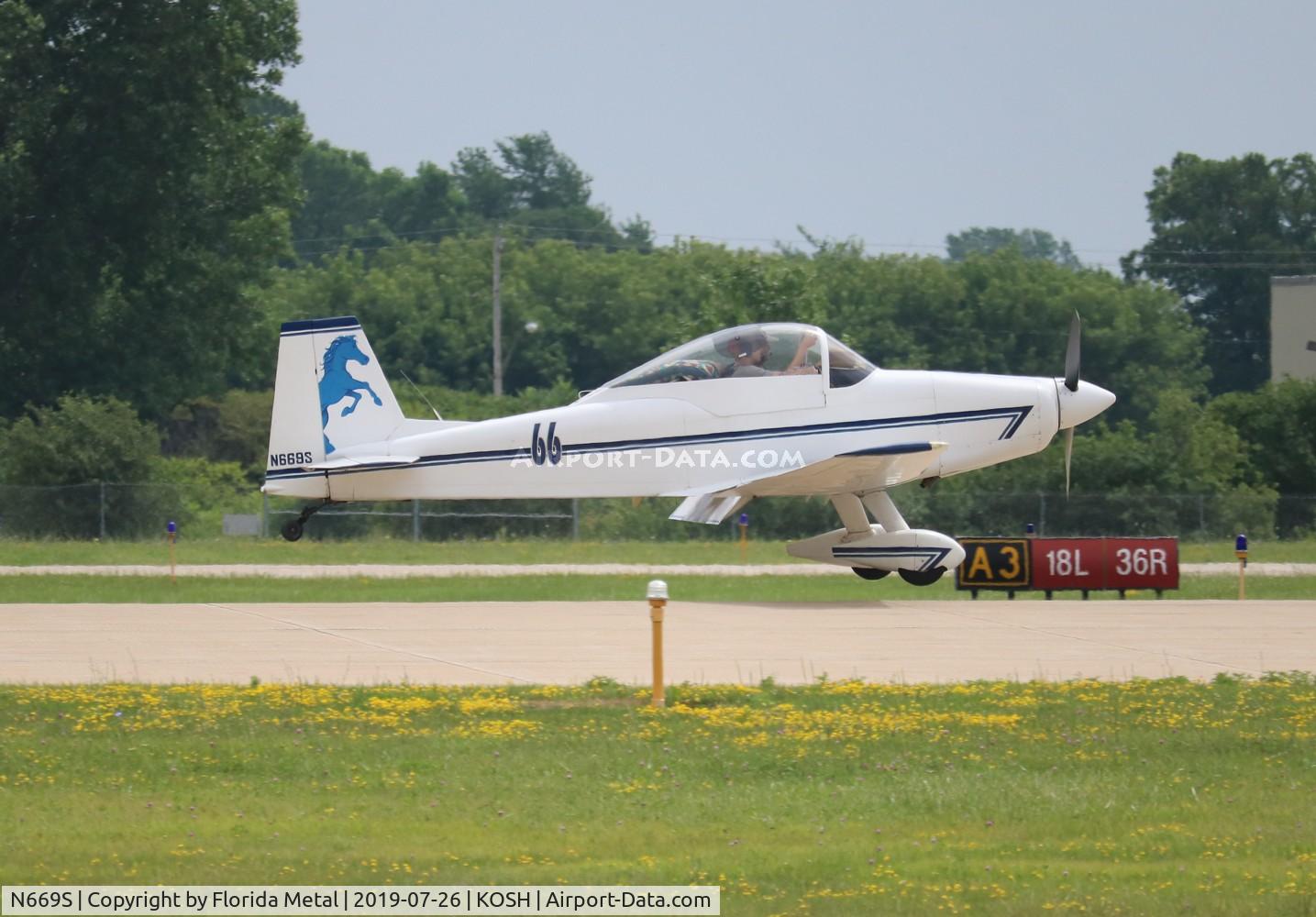 N669S, 1996 Bushby Mustang II C/N 7095, OSH 2019