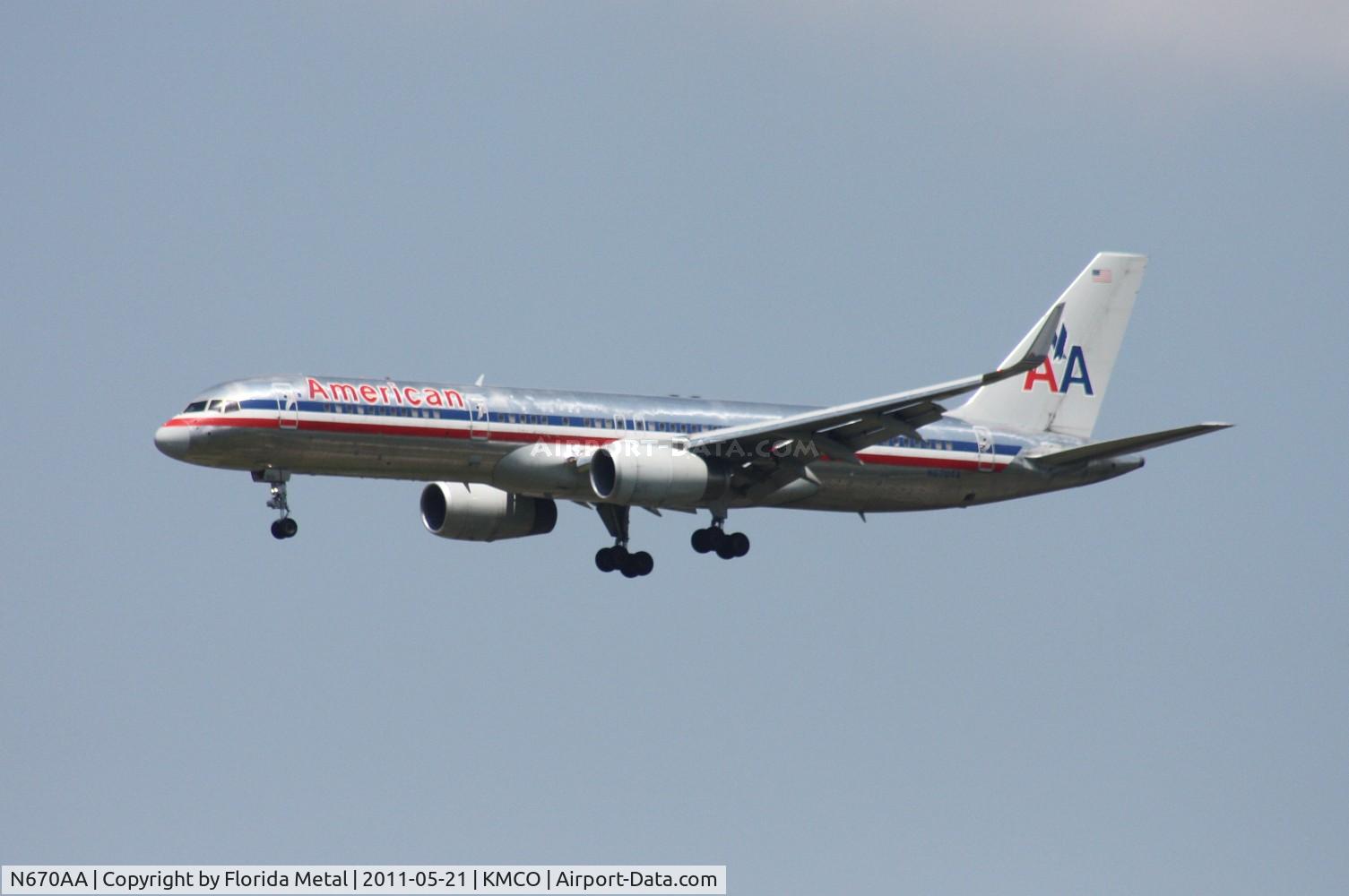 N670AA, 1992 Boeing 757-223 C/N 25335, MCO 2011