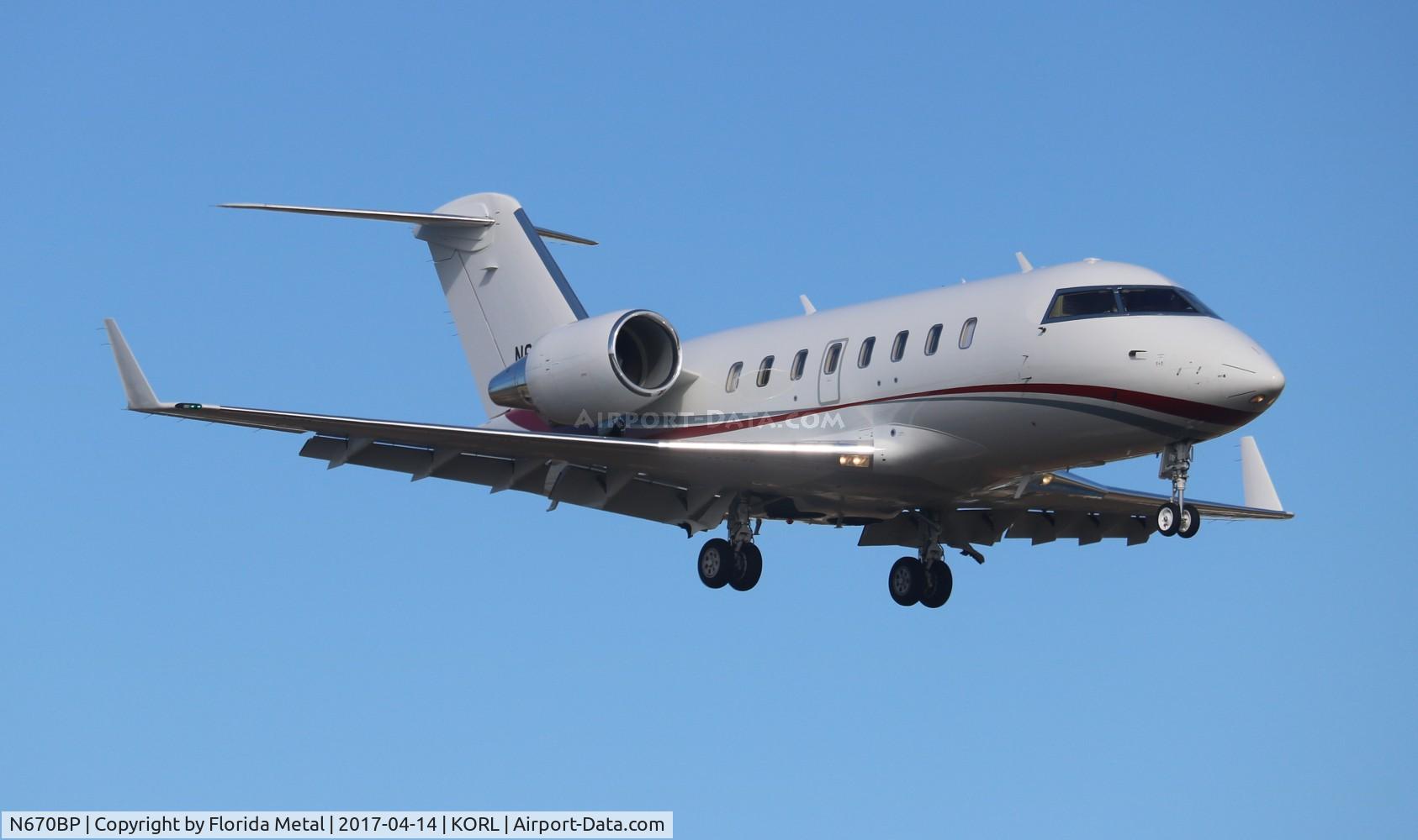 N670BP, 2010 Bombardier Challenger 605 (CL-600-2B16) C/N 5862, ORL 2017