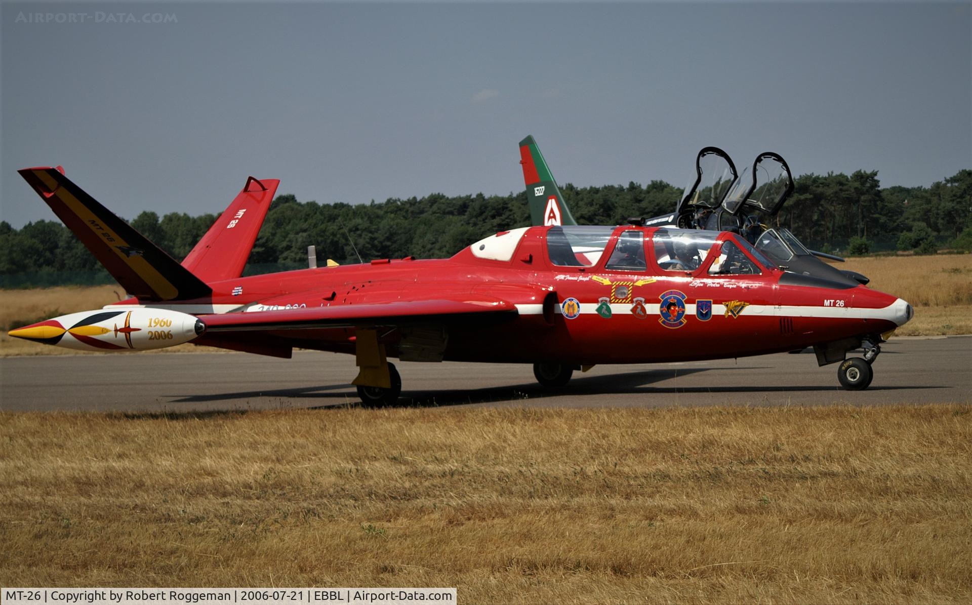 MT-26, Fouga CM-170R Magister C/N 283, RED DEVIL COLORS SPECIAL PAINT.Kleine Brogel Photo Call 