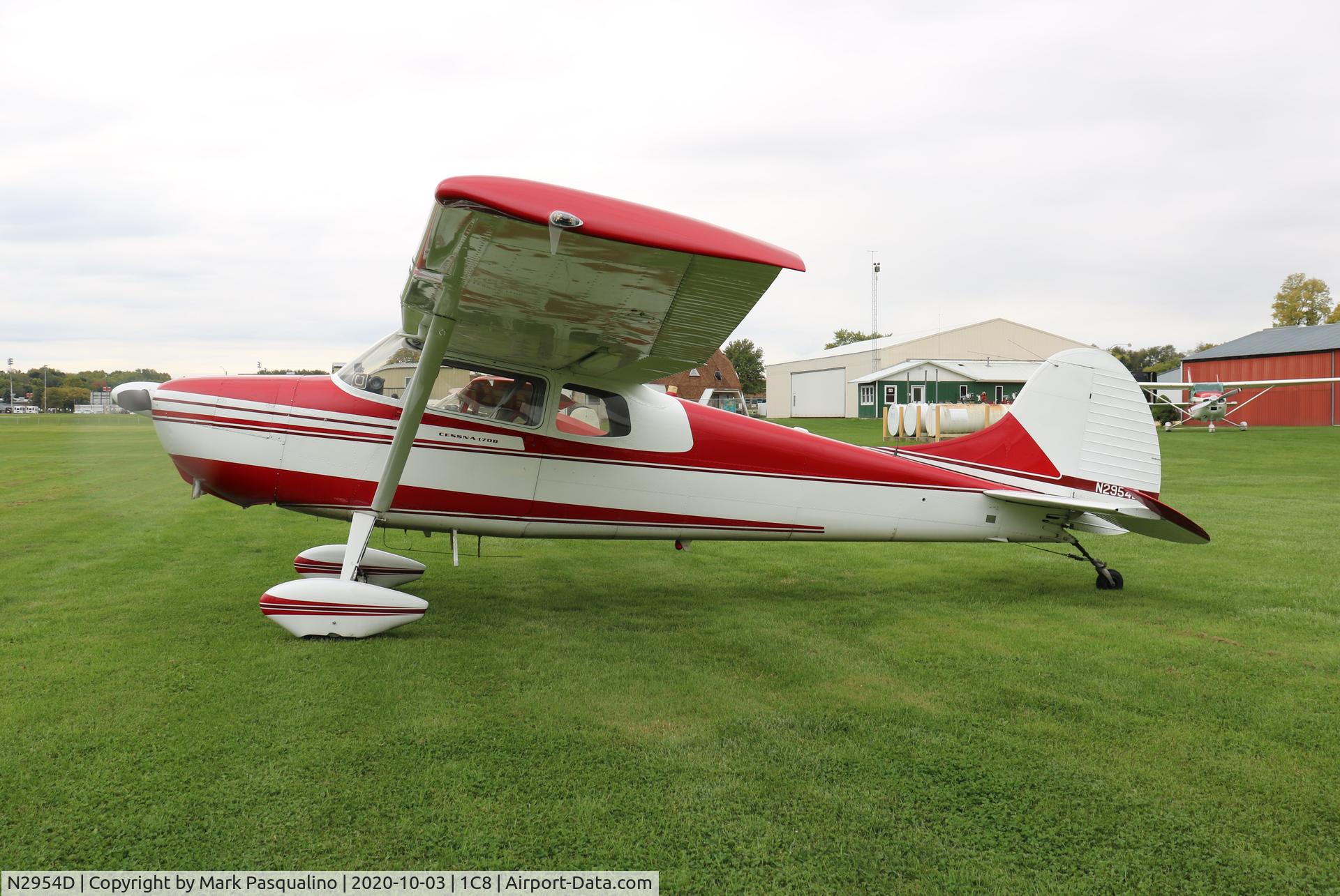 N2954D, 1955 Cessna 170B C/N 26897, Cessna 170B