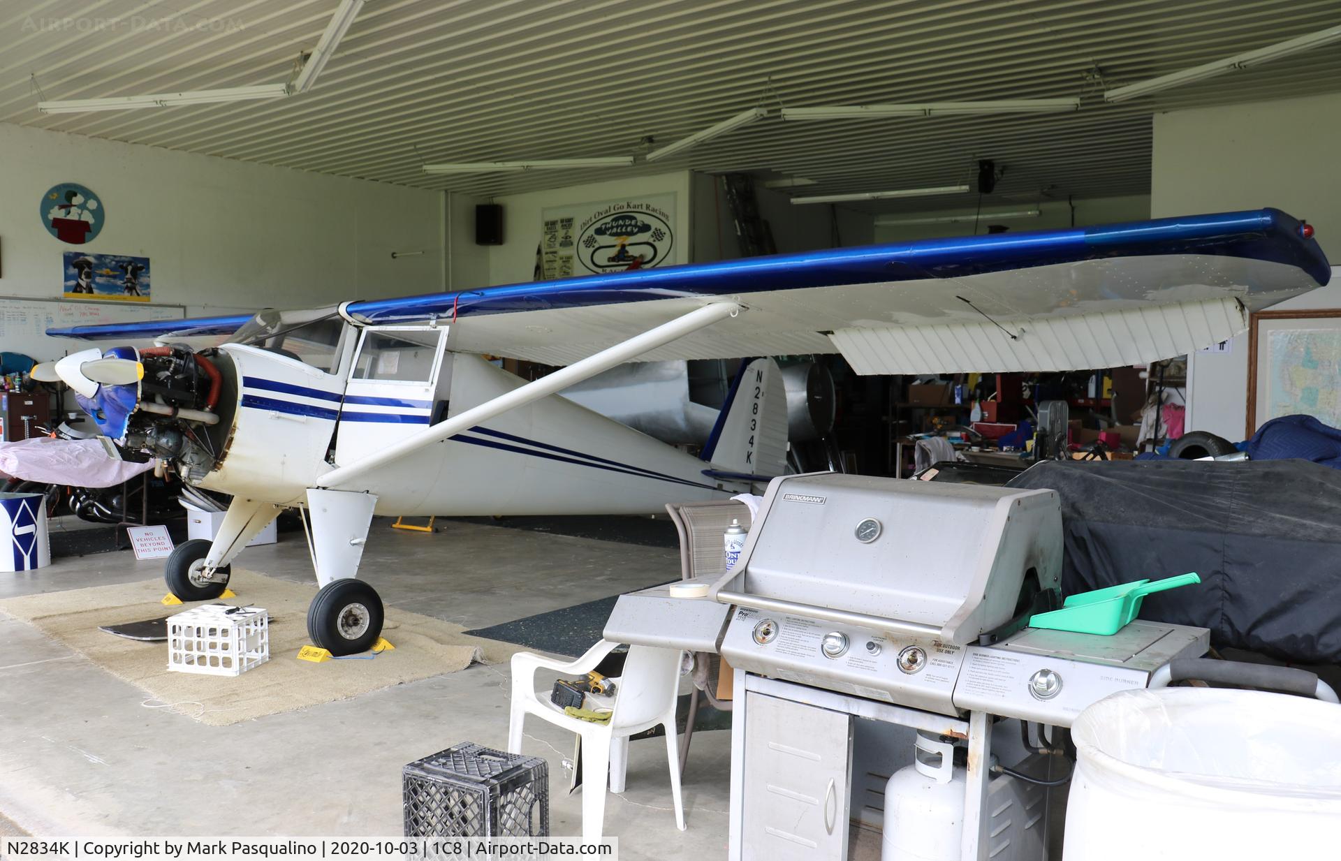 N2834K, 1947 Luscombe 8A C/N 5561, Luscombe 8A