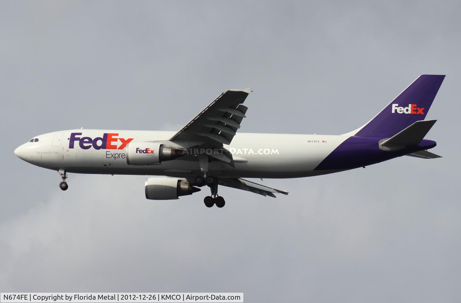 N674FE, 1997 Airbus A300F4-605R C/N 781, MCO 2012