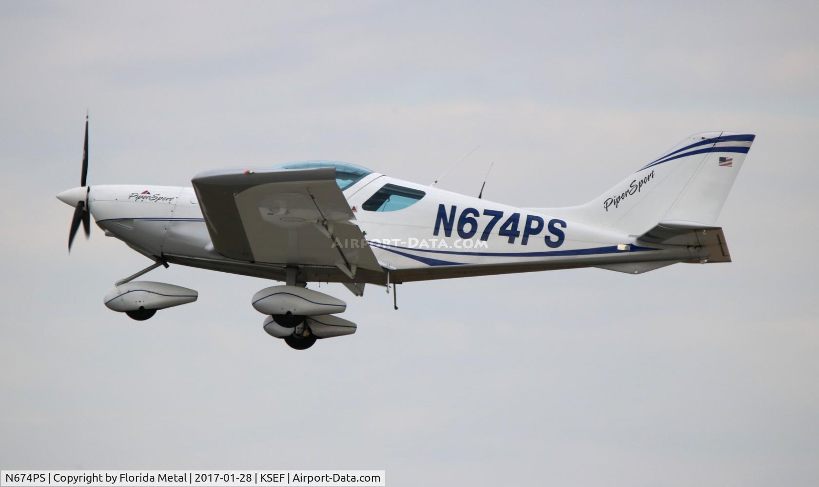 N674PS, 2010 Czech Sport Aircraft AS Piper Sport C/N P1001049, Sebring 2017