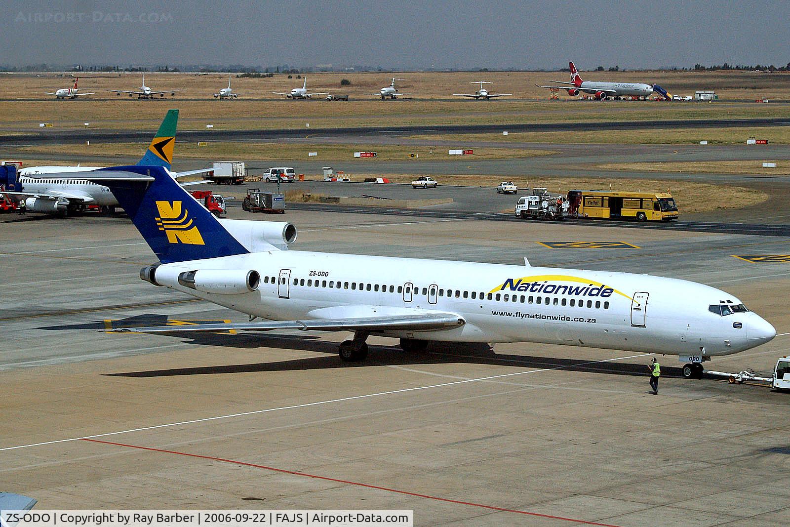 ZS-ODO, 1974 Boeing 727-231 C/N 20843/1063, ZS-ODO   Boeing 727-231 [20843] (Nationwide Air) Johannesburg-Int'l~ZS 22/09/2006