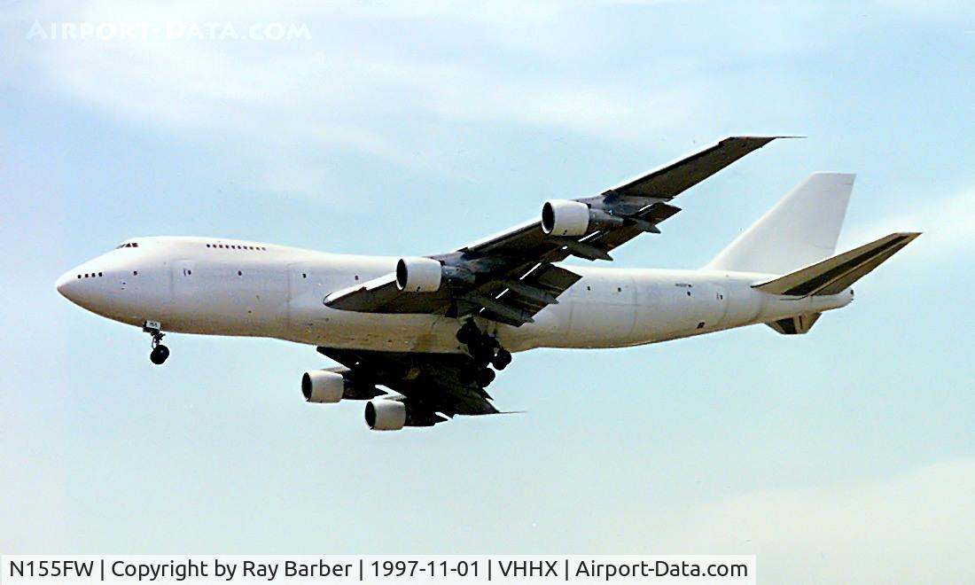 N155FW, 1980 Boeing 747-283B C/N 22381, N155FW   Boeing 747-283B [22381] (Unknown Operator) Hong Kong Kai-Tak~B 01/11/1997