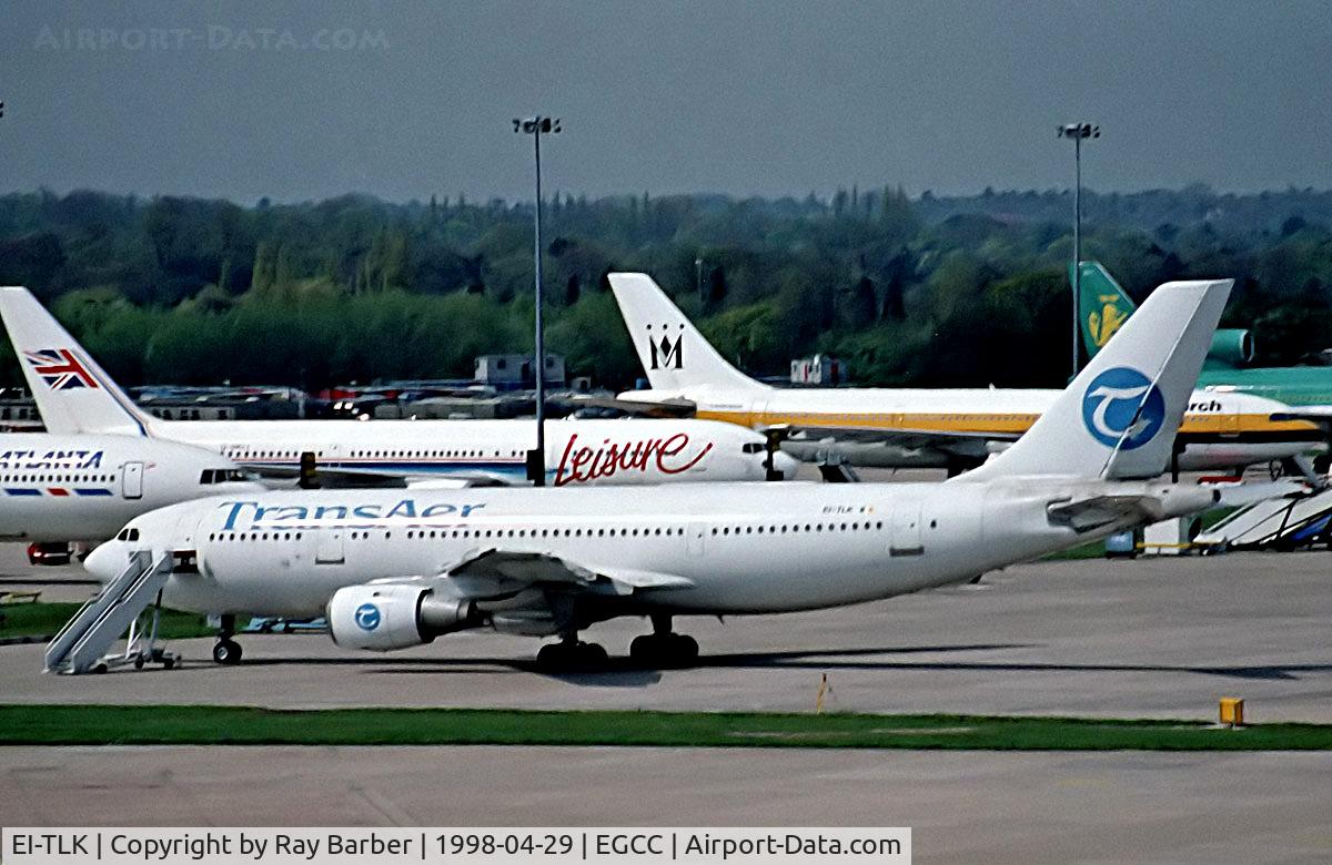 EI-TLK, Airbus A300B4-203 C/N 161, EI-TLK   Airbus A300B4-203 [161] (TransAer International Airlines) Manchester-Ringway~G 29/04/1998