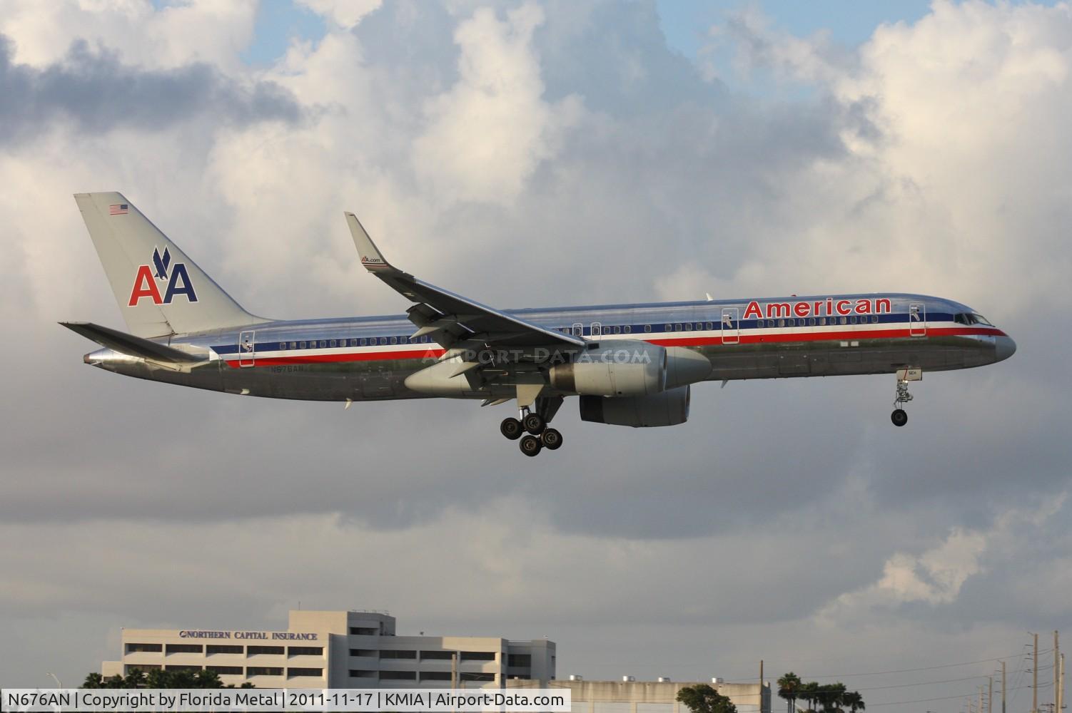 N676AN, 1998 Boeing 757-223 C/N 29426, MIA 2011
