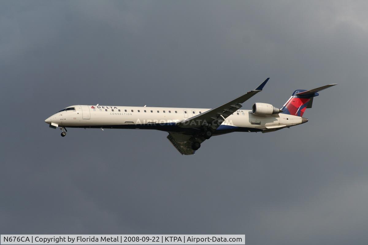 N676CA, 2007 Bombardier CRJ-900ER (CL-600-2D24) C/N 15127, TPA 2008