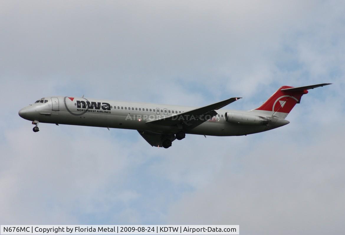 N676MC, 1975 Douglas DC-9-51 C/N 47652, DTW 2008