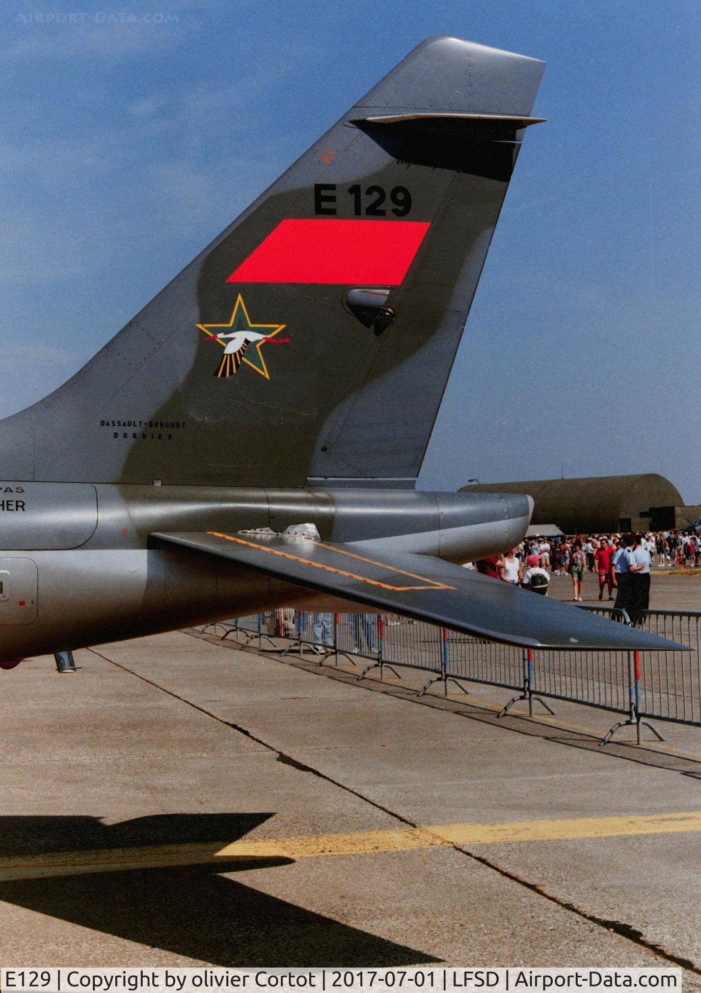 E129, Dassault-Dornier Alpha Jet E C/N E129, Dijon airshow 1994