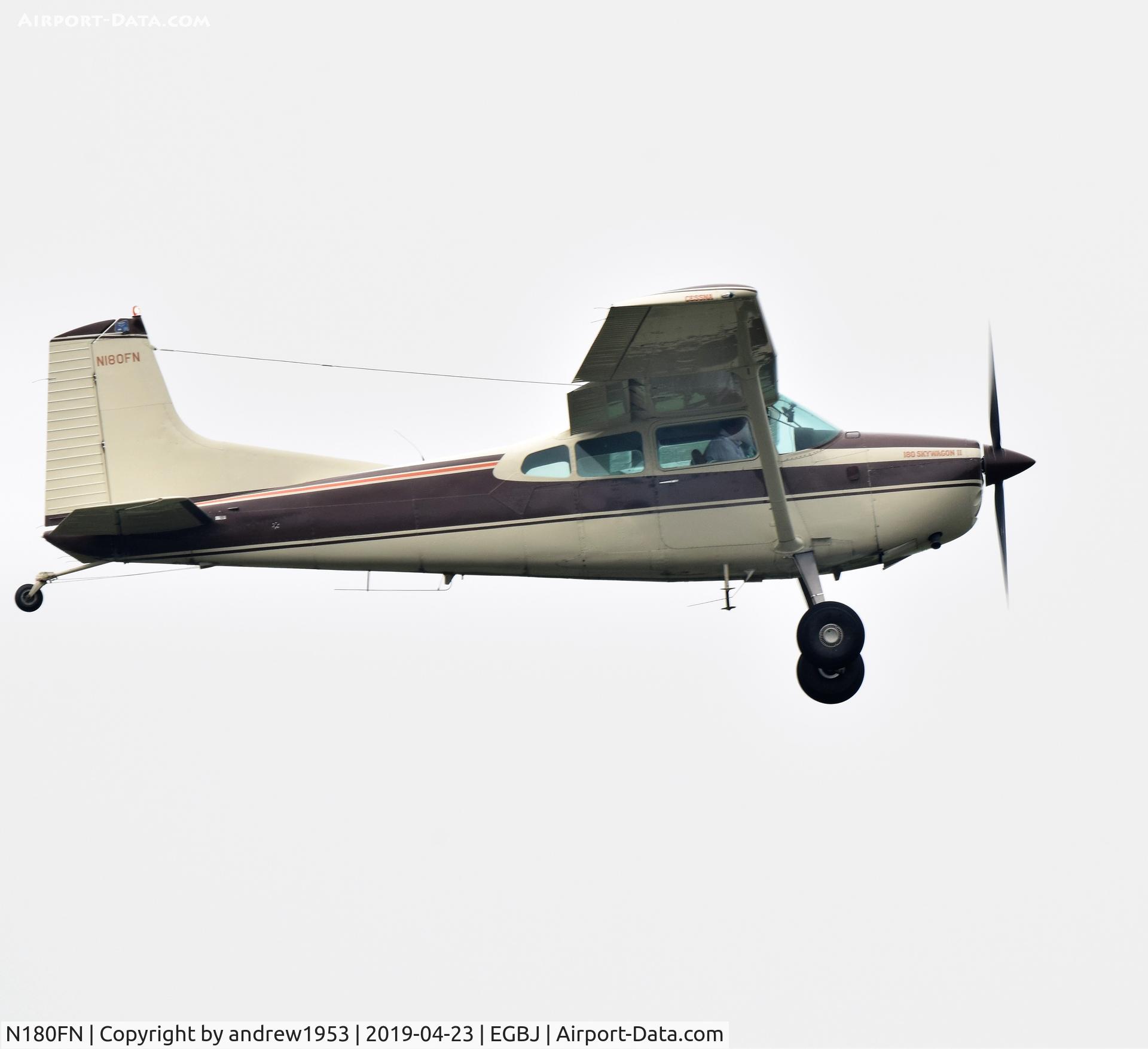 N180FN, 1981 Cessna 180 C/N 18053201, N180FN at Gloucestershire Airport.