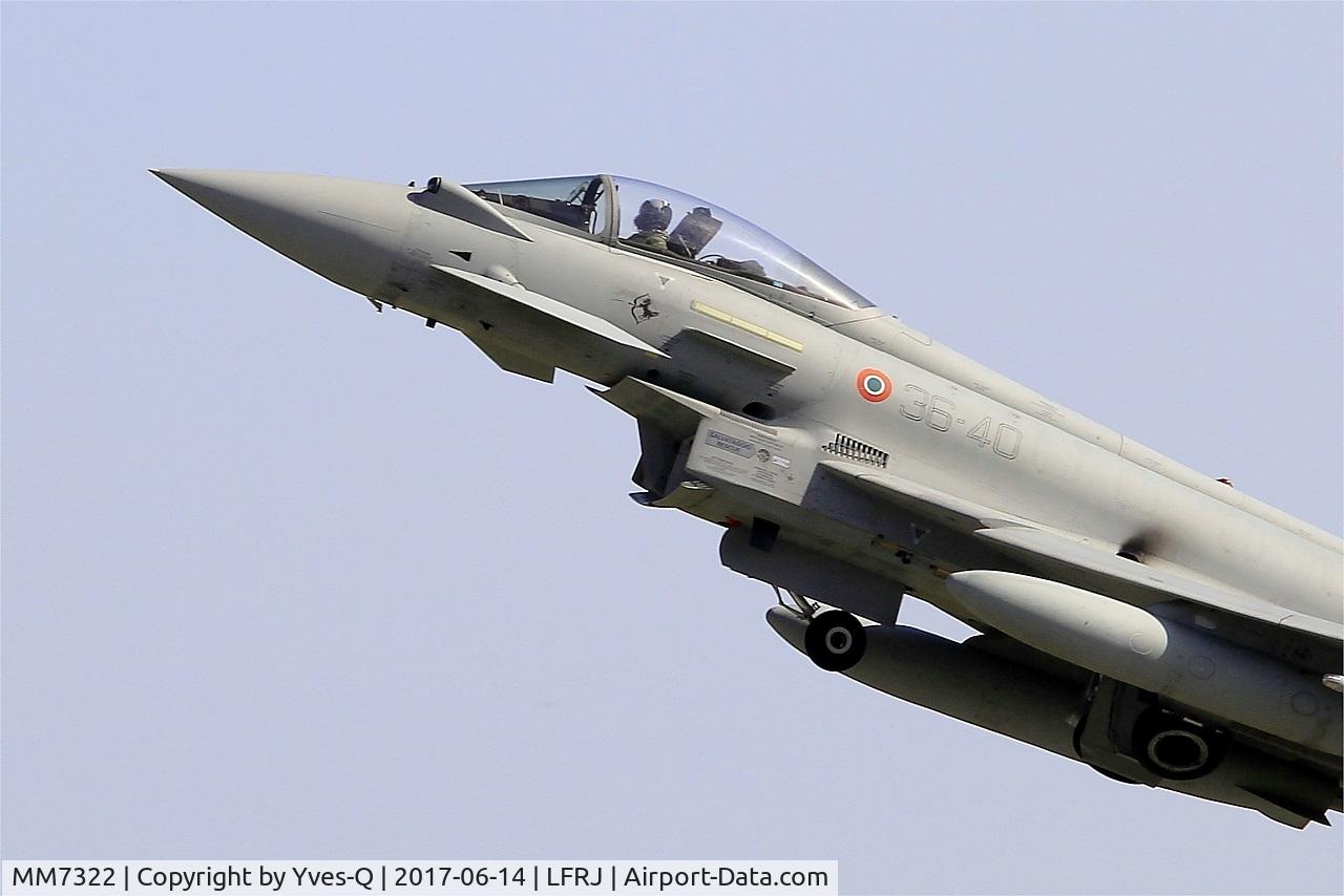 MM7322, Eurofighter EF-2000 Typhoon S C/N IS054, Eurofighter EF-2000 Typhoon S, Take off rwy 26, Landivisiau Naval Air Base (LFRJ) Tiger Meet 2017