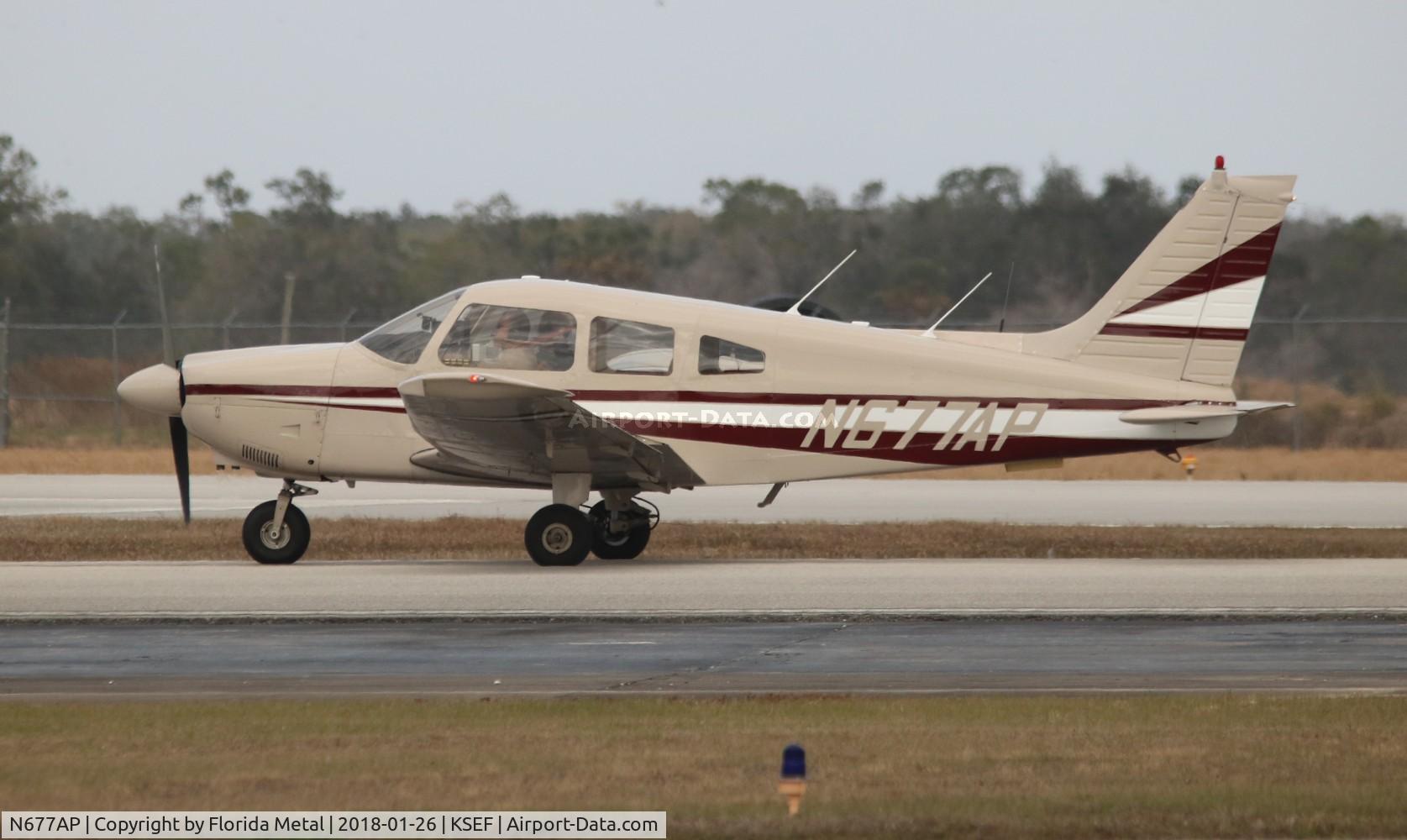 N677AP, 1976 Piper PA-28-181 C/N 28-7790115, Sebring 2018