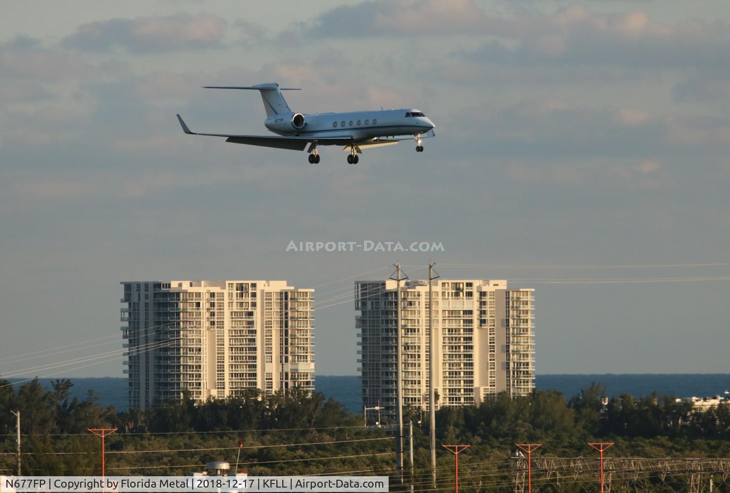 N677FP, 1997 Gulfstream Aerospace G-V C/N 529, FLL 2018