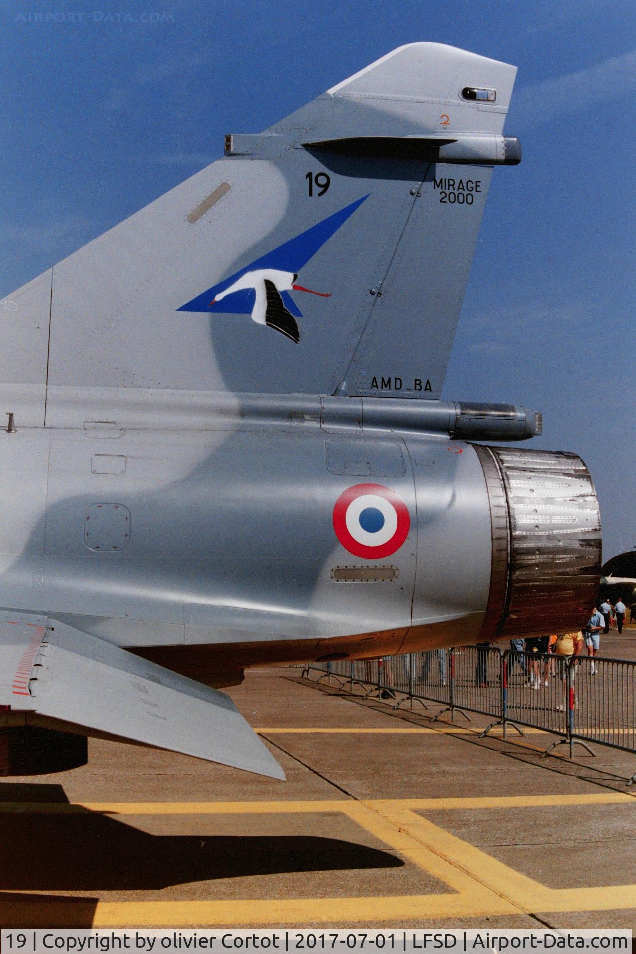 19, Dassault Mirage 2000 C C/N 50, In service with the I/2 squadron, 1994