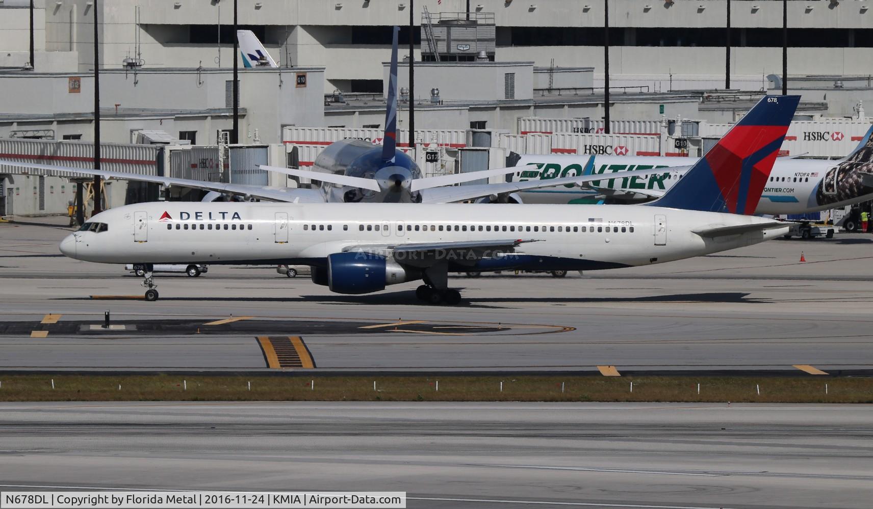 N678DL, 1998 Boeing 757-232 C/N 25983, MIA 2016