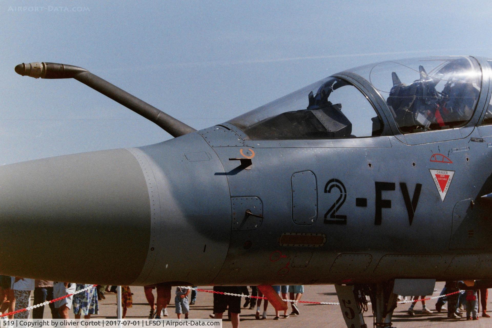 519, Dassault Mirage 2000B C/N 224, Back then with the EC 2/2 côte d'or, 1994