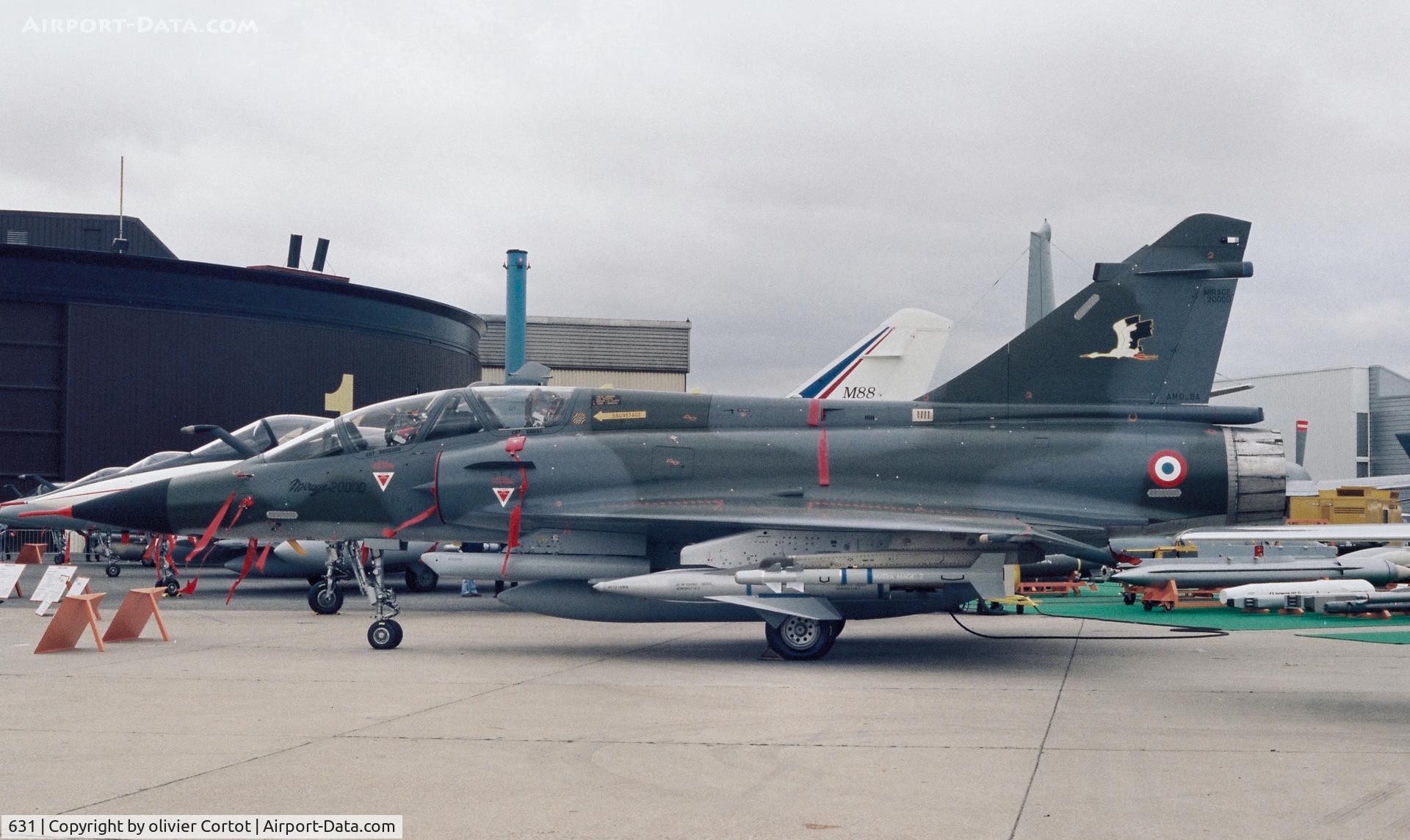 631, Dassault Mirage 2000D C/N 433, Paris airshow 1997