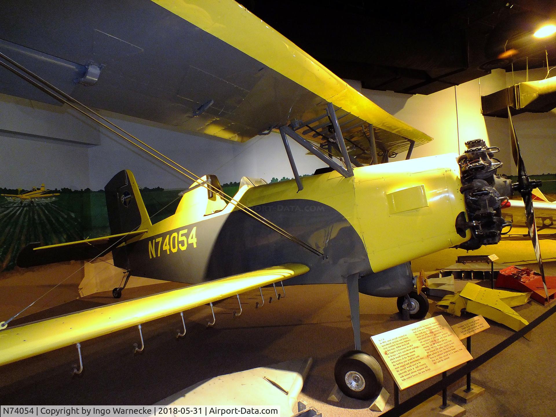 N74054, 1957 Grumman G-164 C/N X-1, Grumman G-164 Ag-Cat at the Mississippi Agriculture & Forestry Museum, Jackson MS