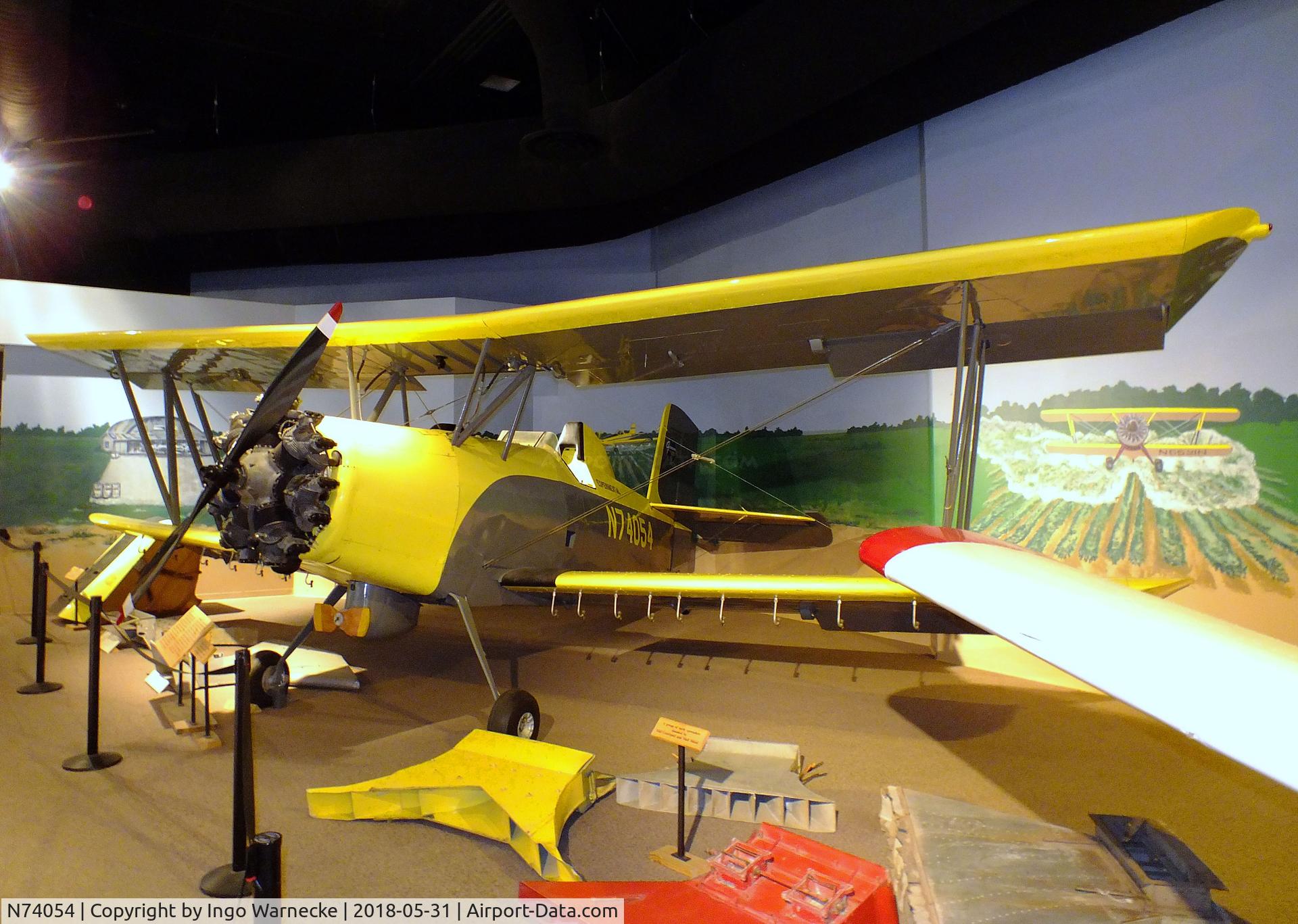 N74054, 1957 Grumman G-164 C/N X-1, Grumman G-164 Ag-Cat at the Mississippi Agriculture & Forestry Museum, Jackson MS