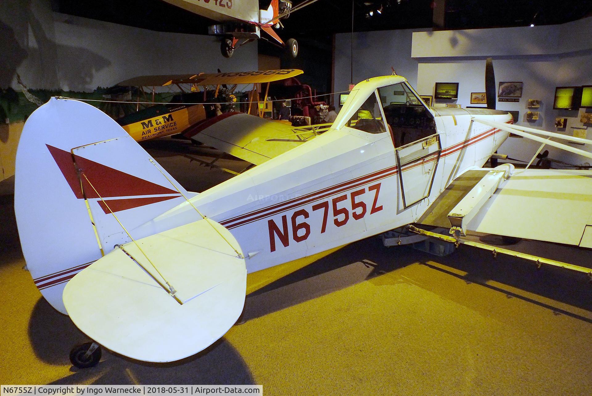 N6755Z, 1963 Piper PA-25-235 C/N 25-2375, Piper PA-25-235 Pawnee at the Mississippi Agriculture & Forestry Museum, Jackson MS