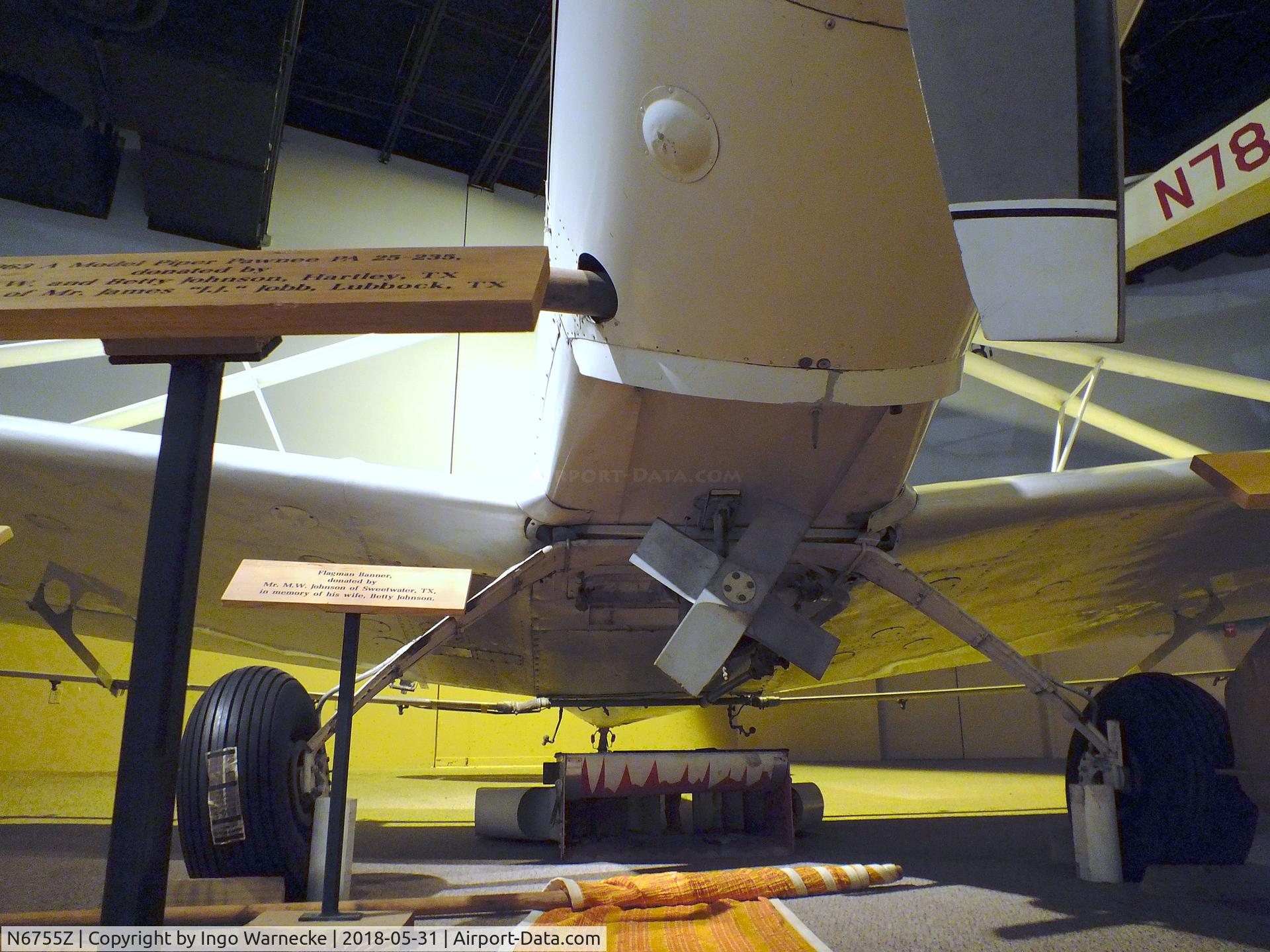 N6755Z, 1963 Piper PA-25-235 C/N 25-2375, Piper PA-25-235 Pawnee at the Mississippi Agriculture & Forestry Museum, Jackson MS