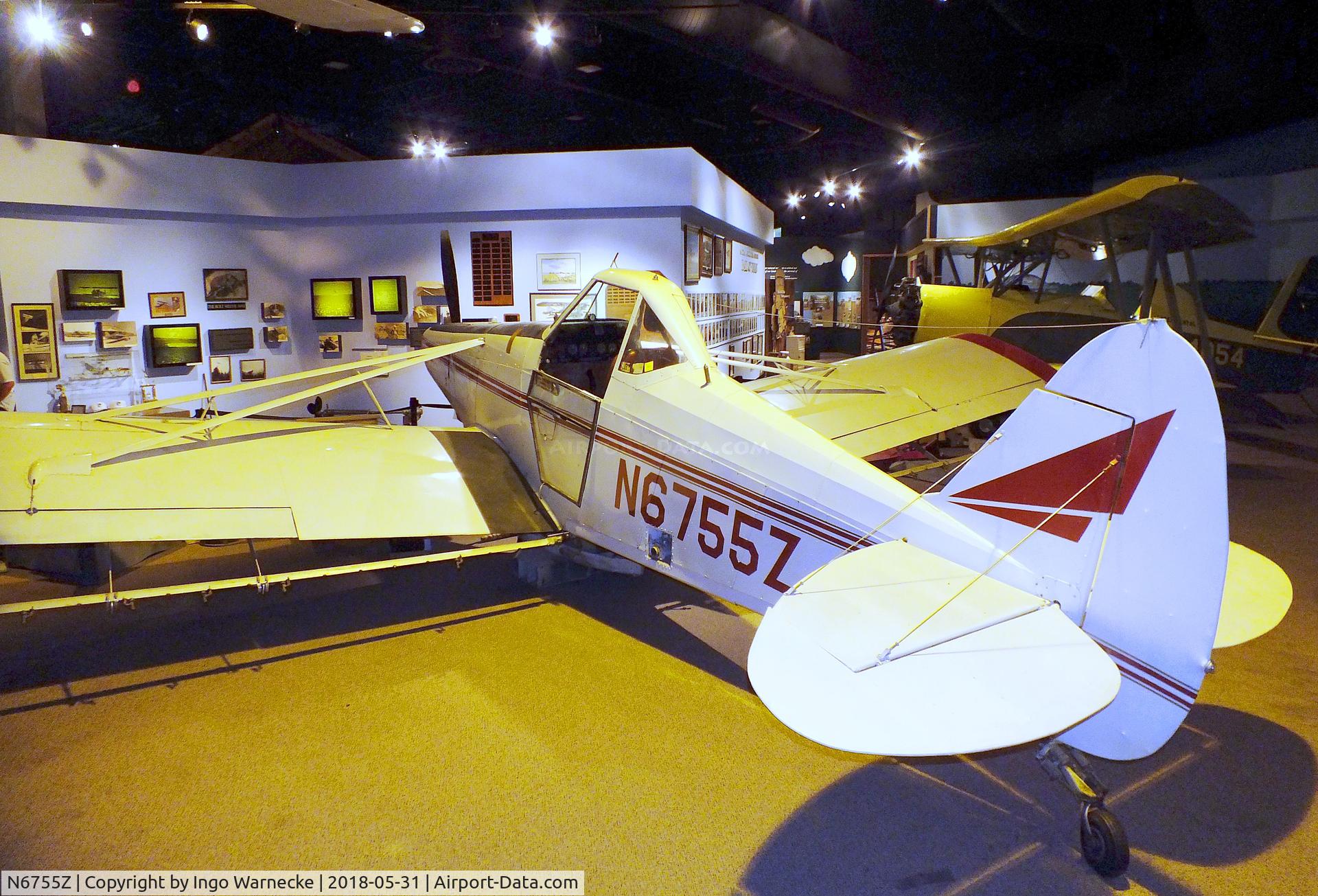 N6755Z, 1963 Piper PA-25-235 C/N 25-2375, Piper PA-25-235 Pawnee at the Mississippi Agriculture & Forestry Museum, Jackson MS